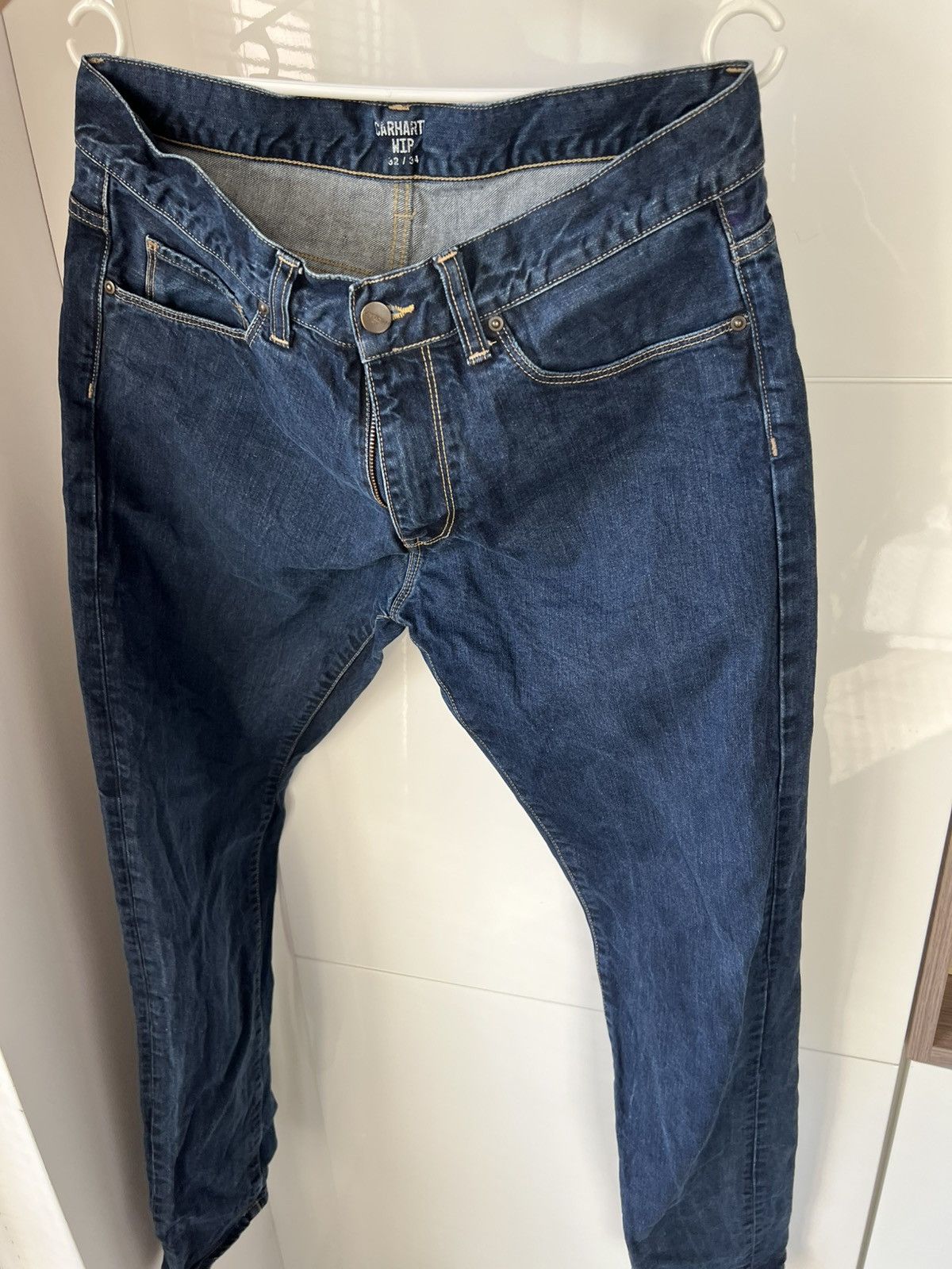 Carhartt Wip Carhartt WIP Blue Denim Selvage Vicious Pant Jeans Size US 32 / EU 48 - 5 Thumbnail
