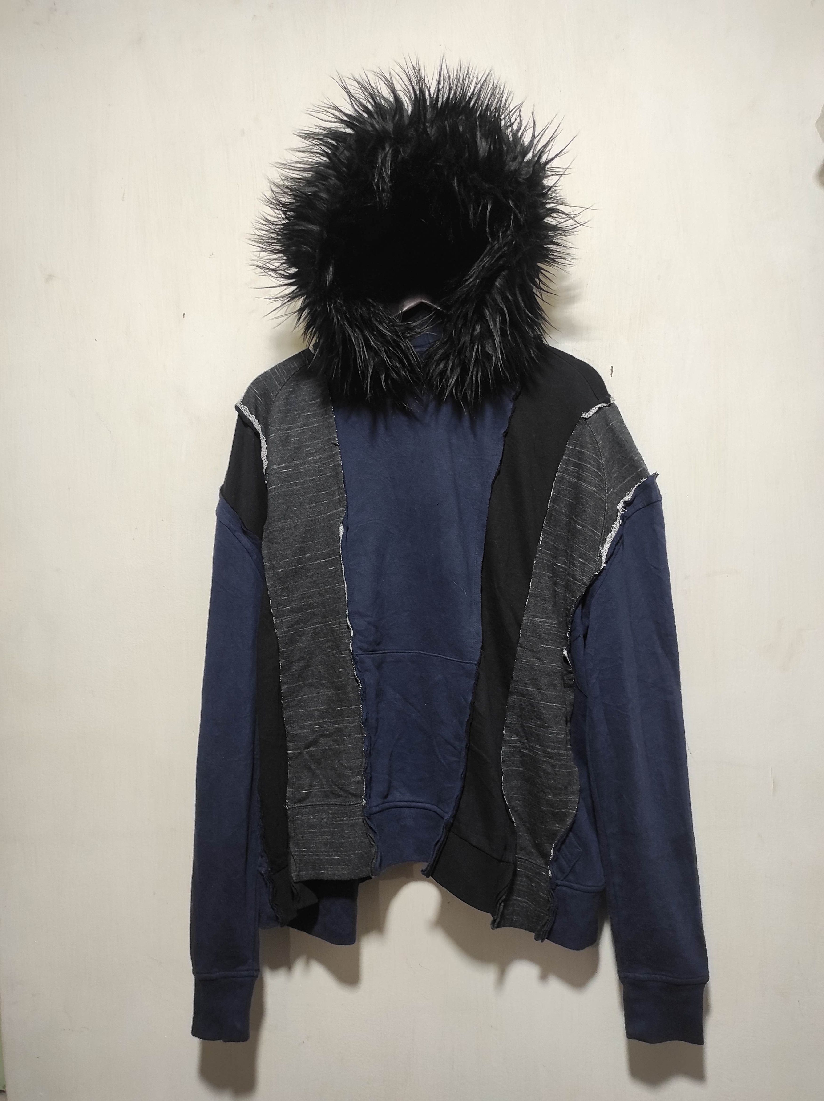 Gap GAP Patchwork Fur hoodie ifsix LGB style Size US L / EU 52-54 / 3 - 3 Thumbnail