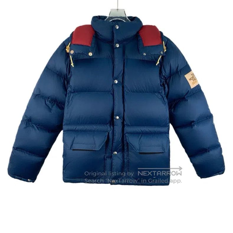 Gucci Gucci Dark blue logo hooded long-sleeved down jacket Size US S / EU 44-46 / 1 - 1 Thumbnail