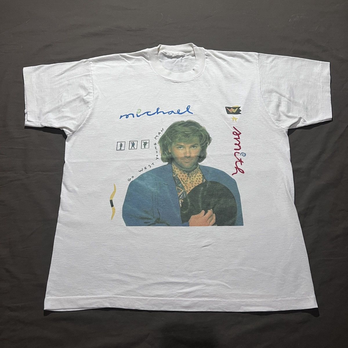 Band Tees Vintage 90s Michael W. Smith Tee Pop rock CCM Christian pop Size US L / EU 52-54 / 3 - 1 Thumbnail
