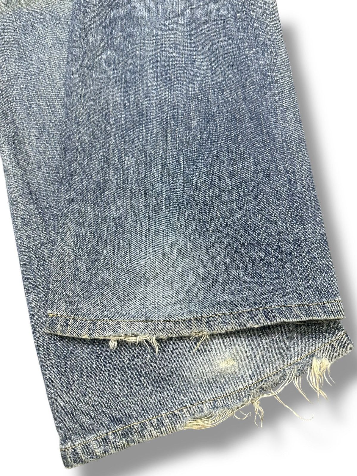Japanese Brand Distressed Levi's 503 Vintage Baggy Wideleg Style Faded Size US 32 / EU 48 - 13 Thumbnail