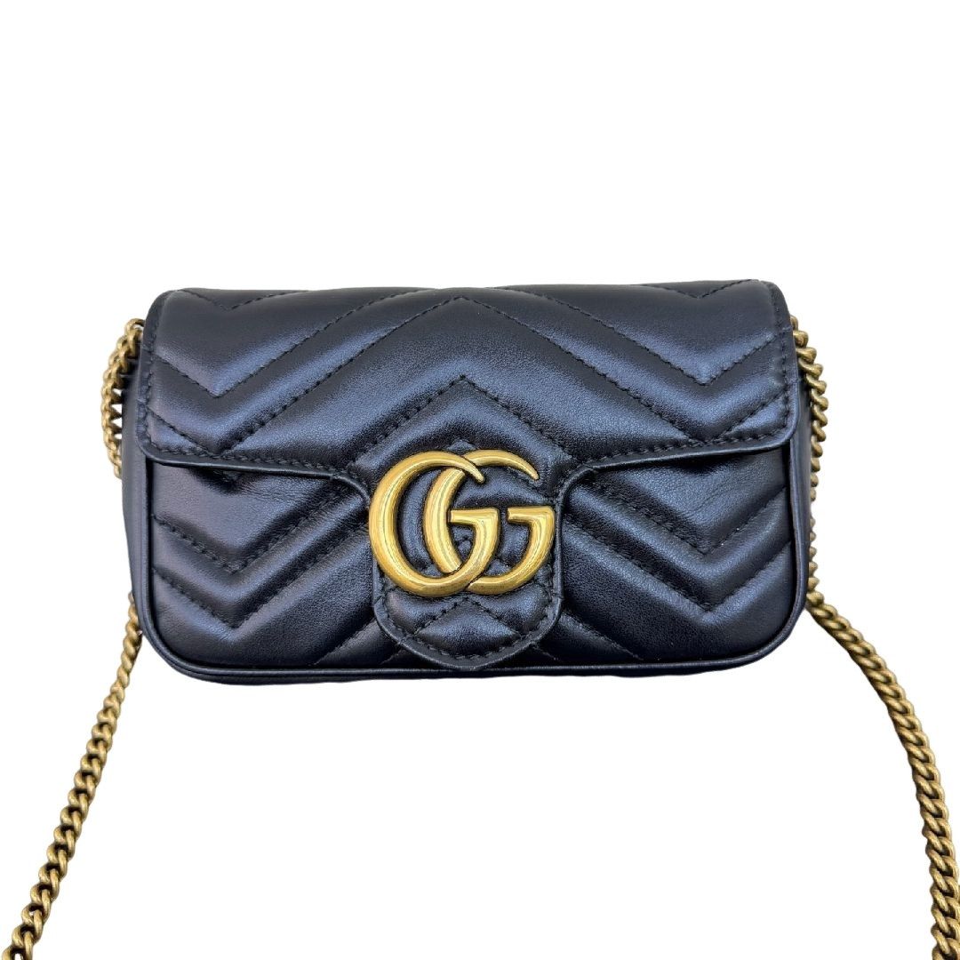 Gucci Gucci GG Marmont Quilted Mini Chain Bag Size ONE SIZE - 1 Thumbnail