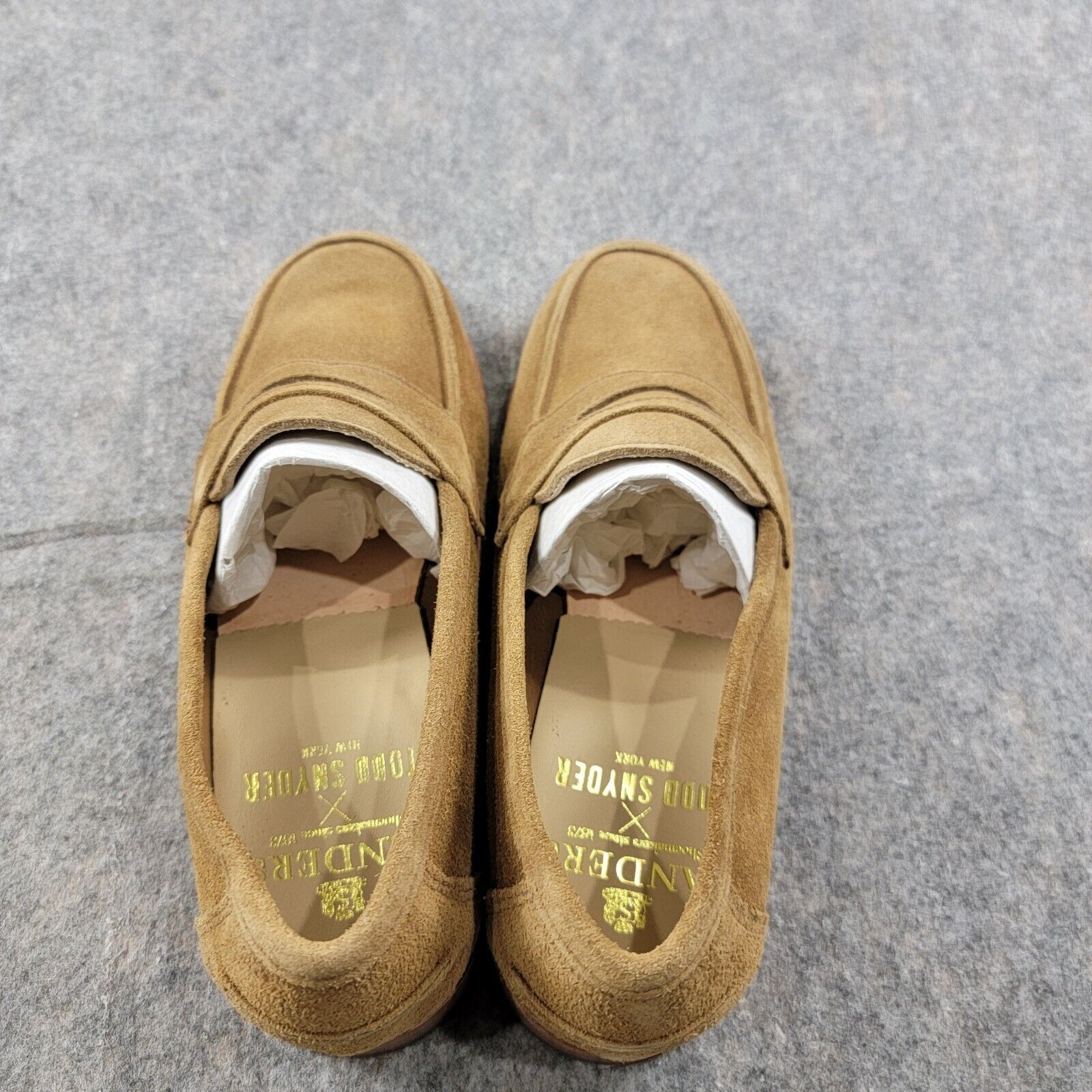 Sanders Todd Snyder x Sanders Edwin Suede Loafer size US 8.5 Tan Size US 8.5 / EU 41-42 - 4 Thumbnail