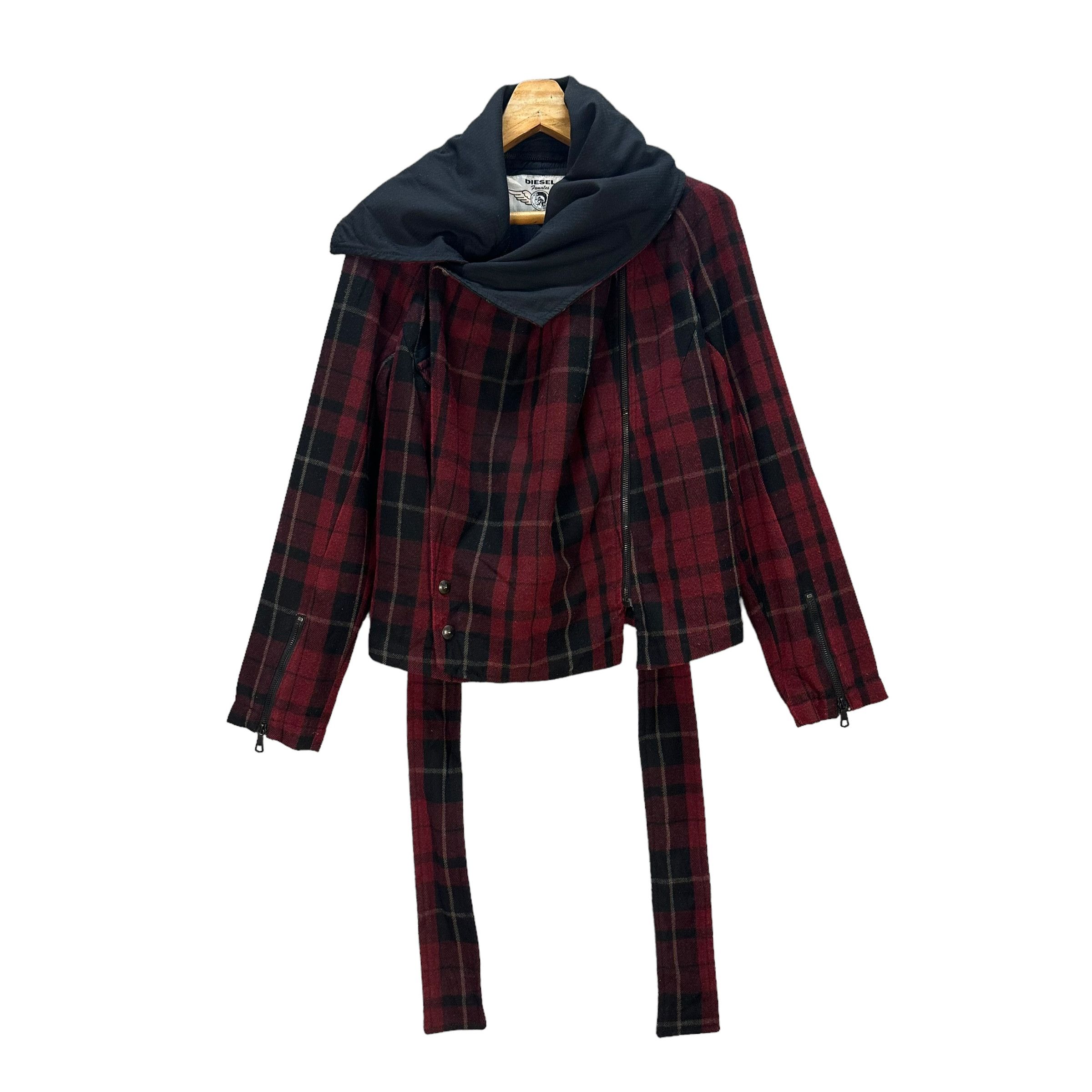 Diesel Diesel Superior Females Tartan Crazy Design Jacket #9185-67 Size M / US 6-8 / IT 42-44 - 2 Thumbnail