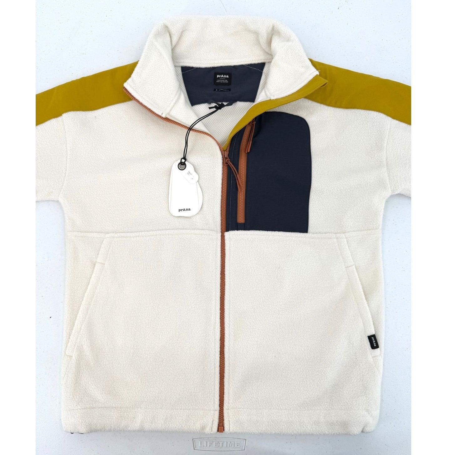 Prana NWT prAna Womens Fleece Peak Jacket Contrast Chest Pocket Size S / US 4 / IT 40 - 3 Thumbnail