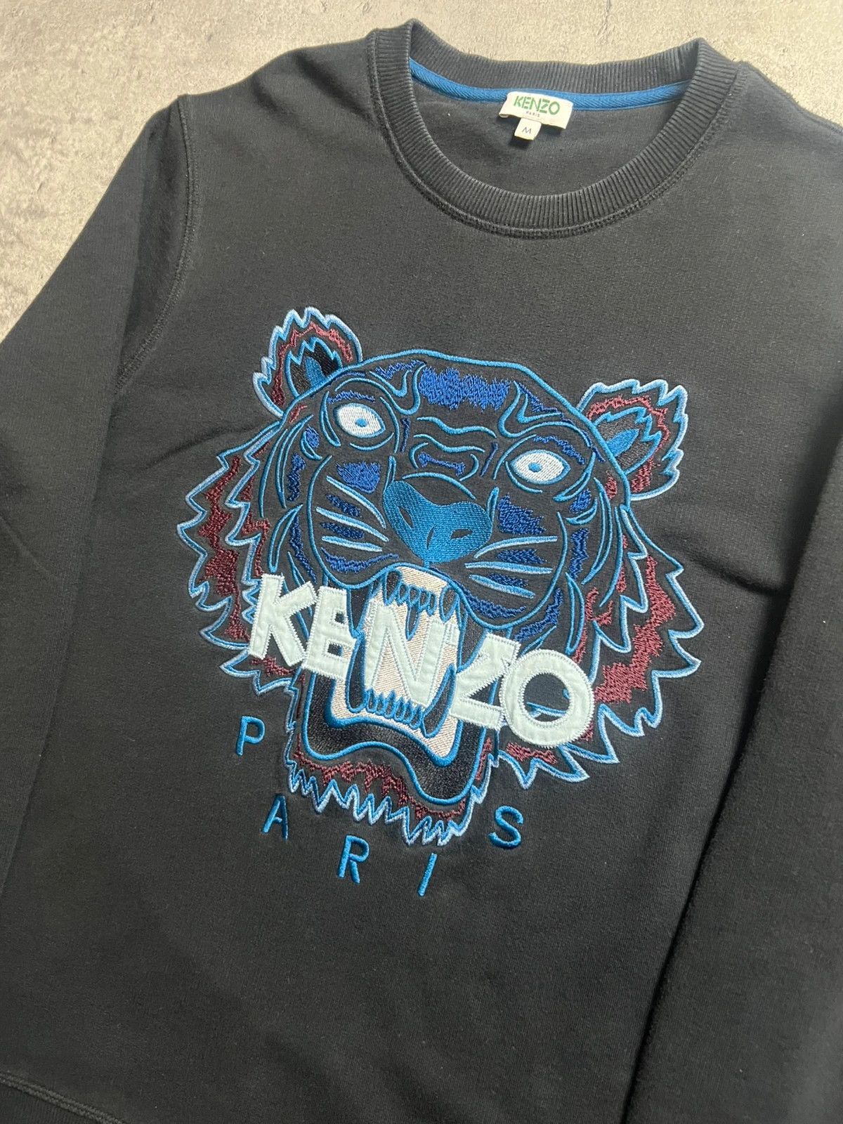 Kenzo Black kenzo tiger crewneck Size US S / EU 44-46 / 1 - 2 Thumbnail