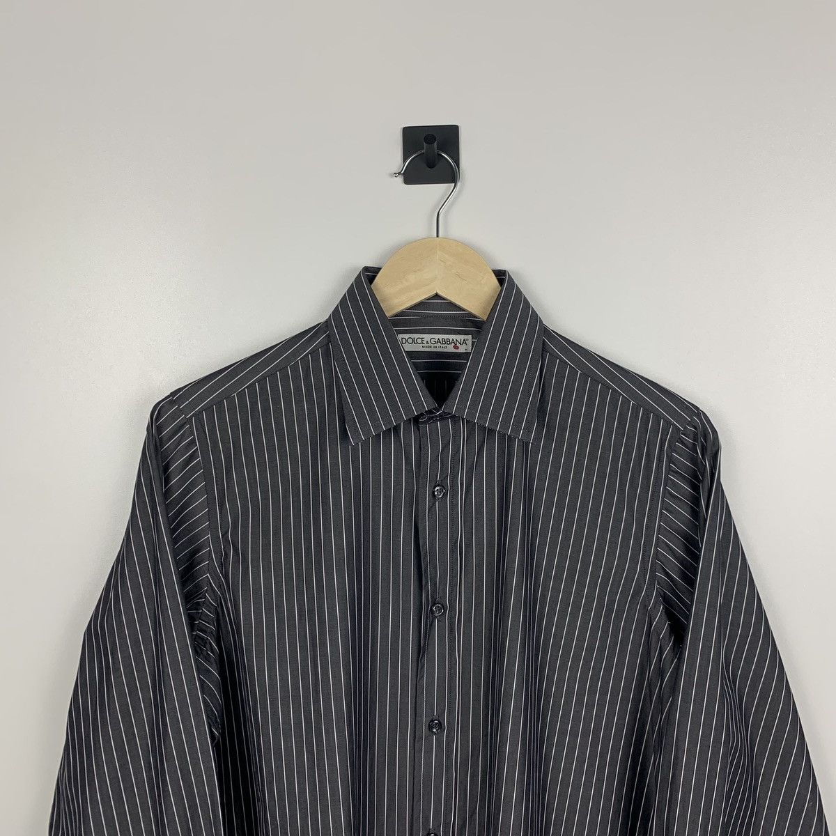 Dolce & Gabbana Men’s Dolce & Gabbana Striped Formal Shirt Long Sleeve 38 Size US S / EU 44-46 / 1 - 2 Thumbnail