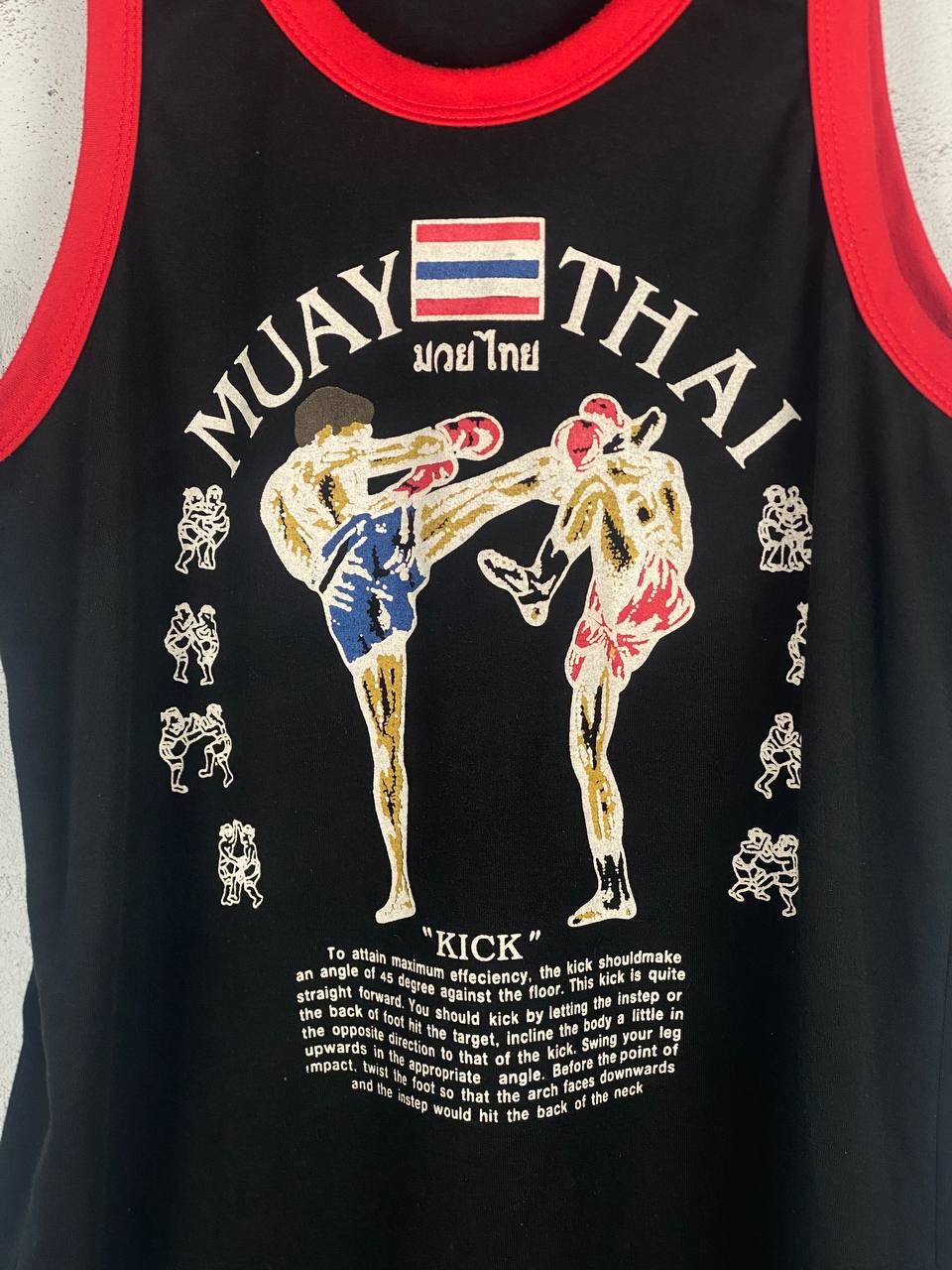 Japanese Brand × Vintage Vintage Muay Thai Thailand Singlet Tank Top T Shirt Size US M / EU 48-50 / 2 - 4 Thumbnail