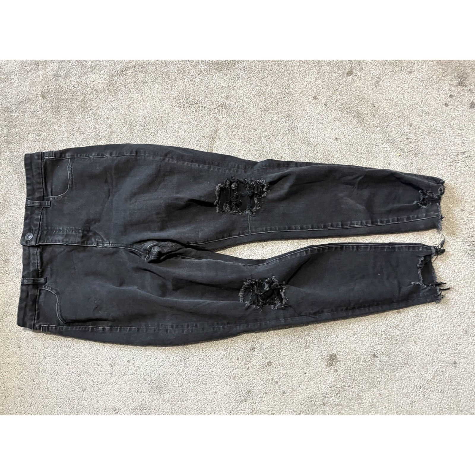 American Eagle Outfitters American Eagle Outfitters Women's Jegging Black Size 14 Slim High Rise 27 in 5-Pocket Denim Cotton Blend Stretch Jeans Modern 90s Theme Size 36" / US 14 / IT 50 - 5 Thumbnail