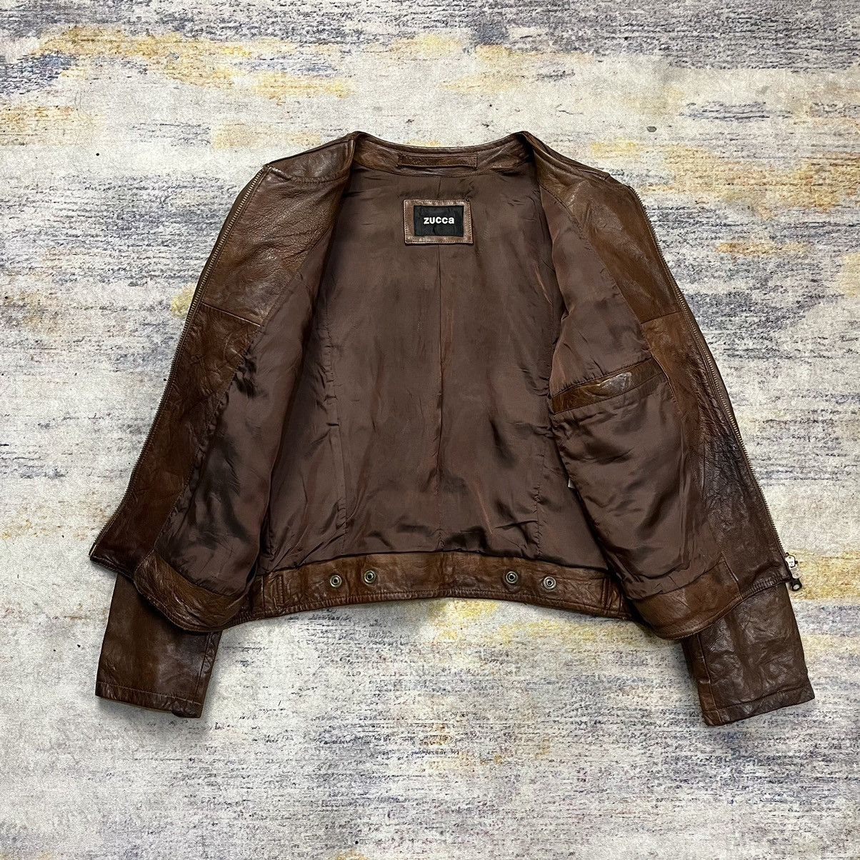 Zucca Very rare Zucca issey miyake multi pocket leather jacket Size US M / EU 48-50 / 2 - 8 Thumbnail