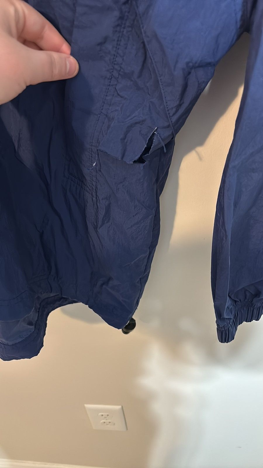 Nike × Vintage Vintage Nike Warmup Windbreaker Jacket Size XL / US 12-14 / IT 48-50 - 4 Thumbnail