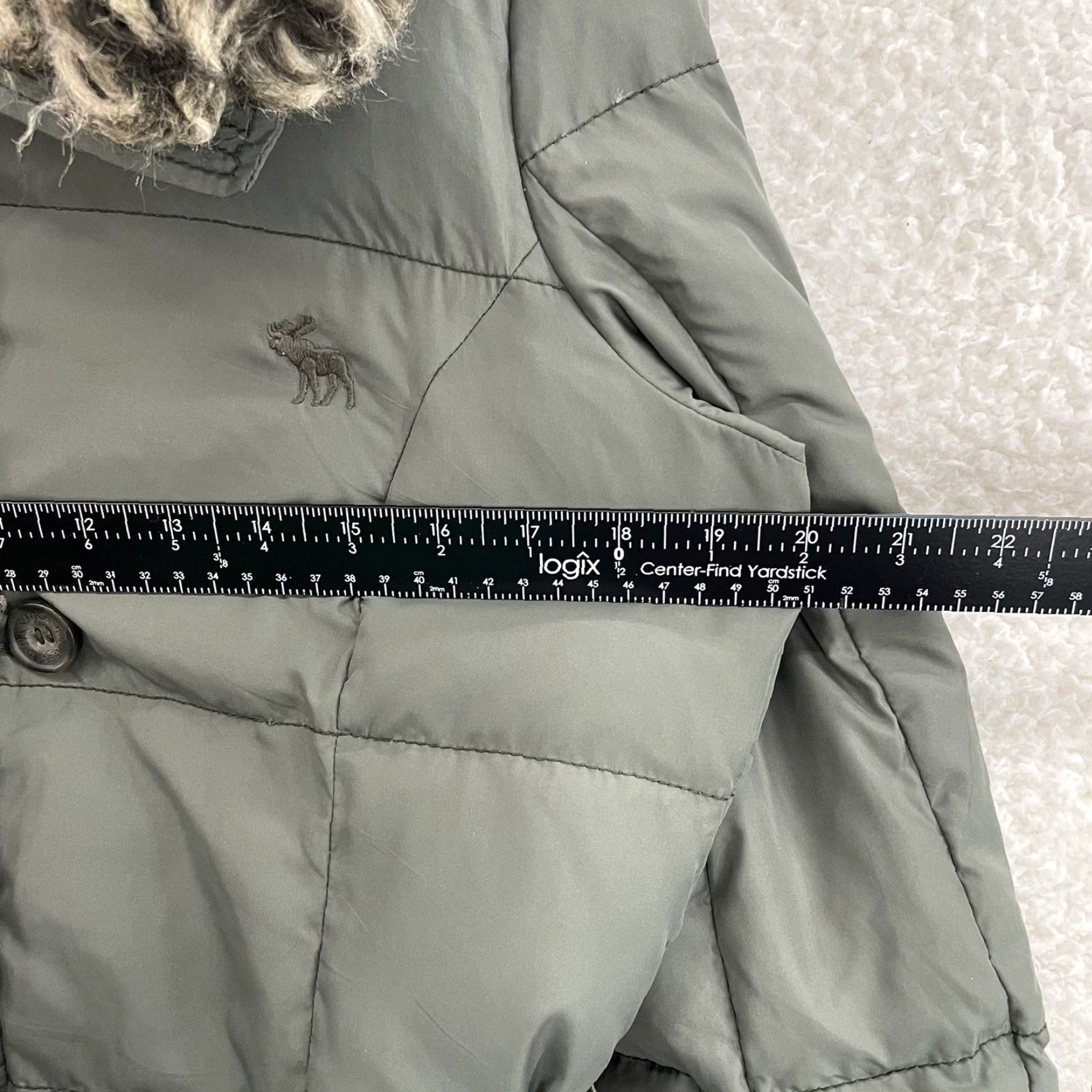 Abercrombie & Fitch VINTAGE Abercrombie & Fitch Puffer Jacket Medium Green Grunge Size M / US 6-8 / IT 42-44 - 7 Thumbnail