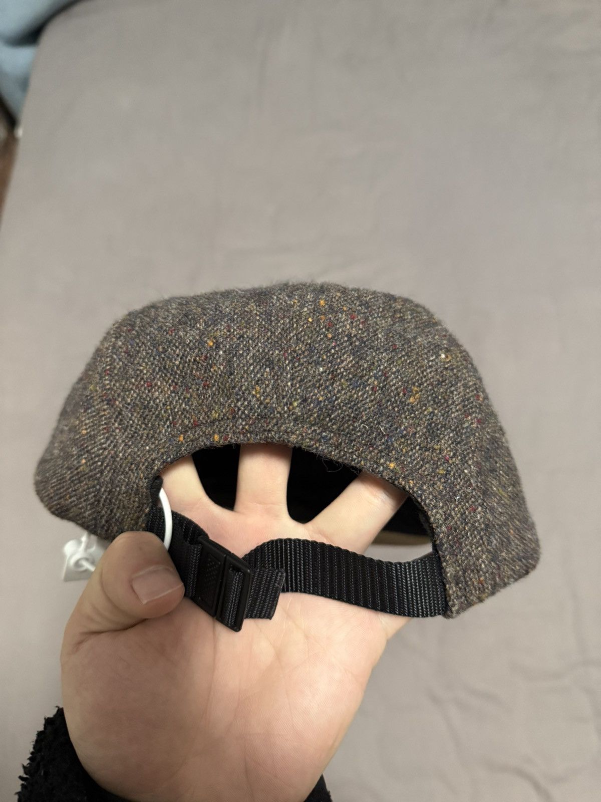 Supreme Supreme fw13 Donegal Wool W Suede Visor Camp Cap grey purple Size ONE SIZE - 3 Thumbnail