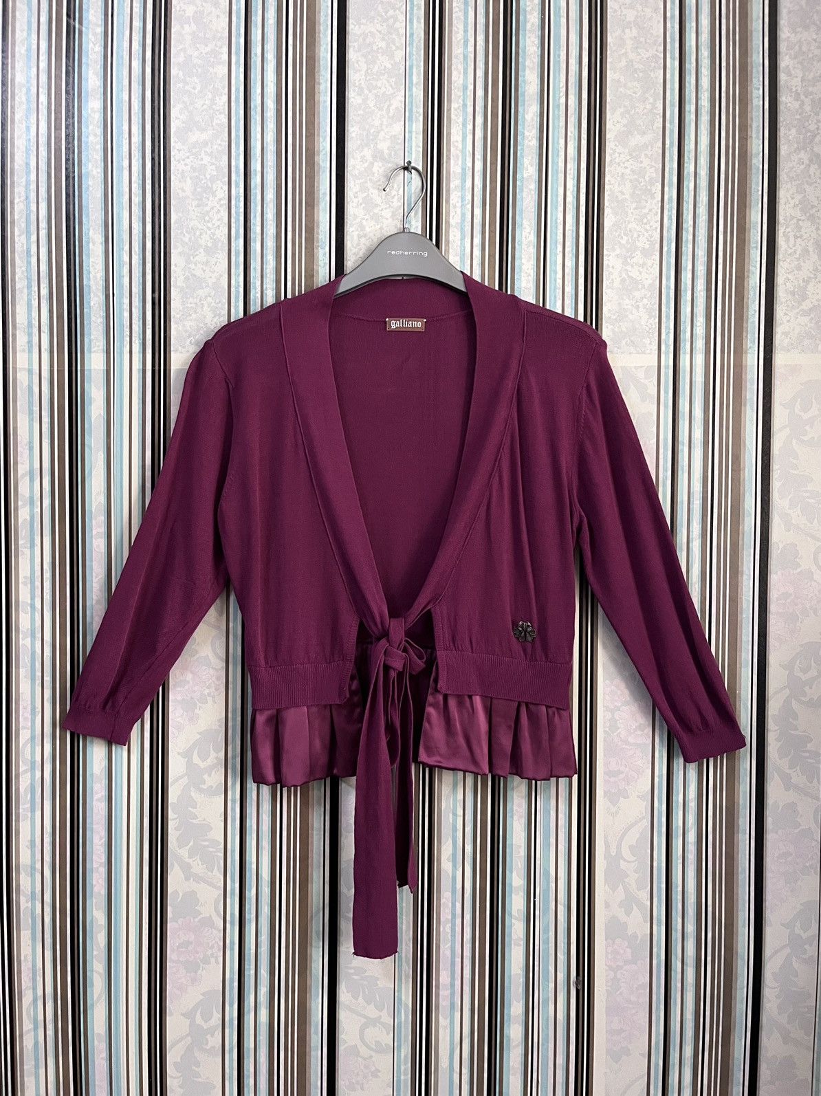 John Galliano emblem logo cardigans #F5 Size S / US 4 / IT 40 - 2 Thumbnail