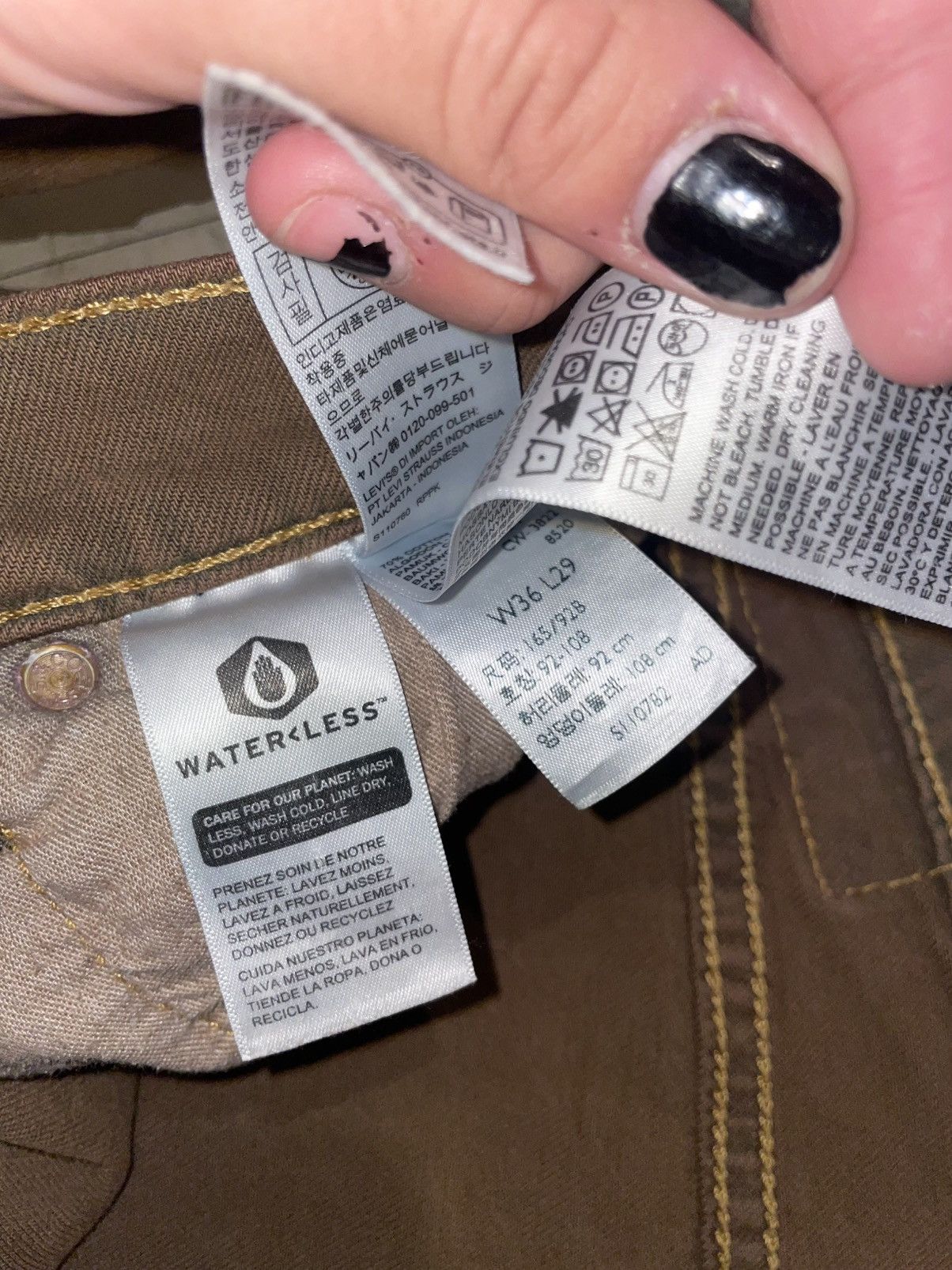 Levi's Brown Levi Jeans Size US 36 / EU 52 - 4 Thumbnail