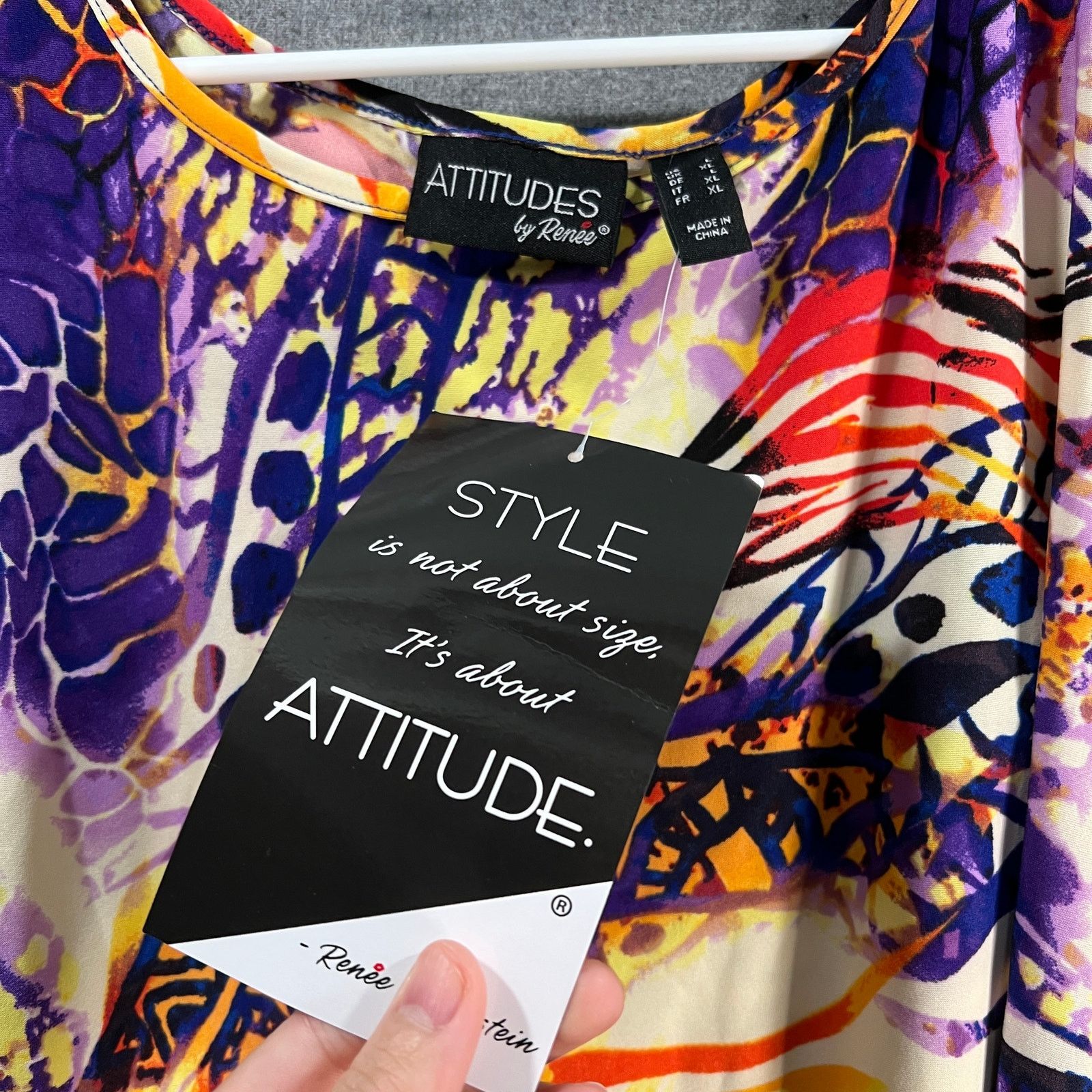 Other Attitudes by Renee Women Dress Global Size L / US 10 / IT 46 - 4 Thumbnail