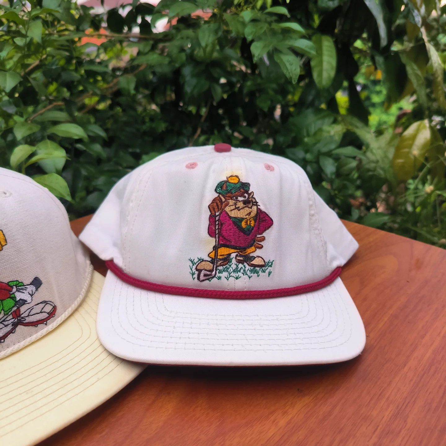 Warner Bros Vintage Marvin & Tazmanian Golf Hat USA Size ONE SIZE - 3 Thumbnail