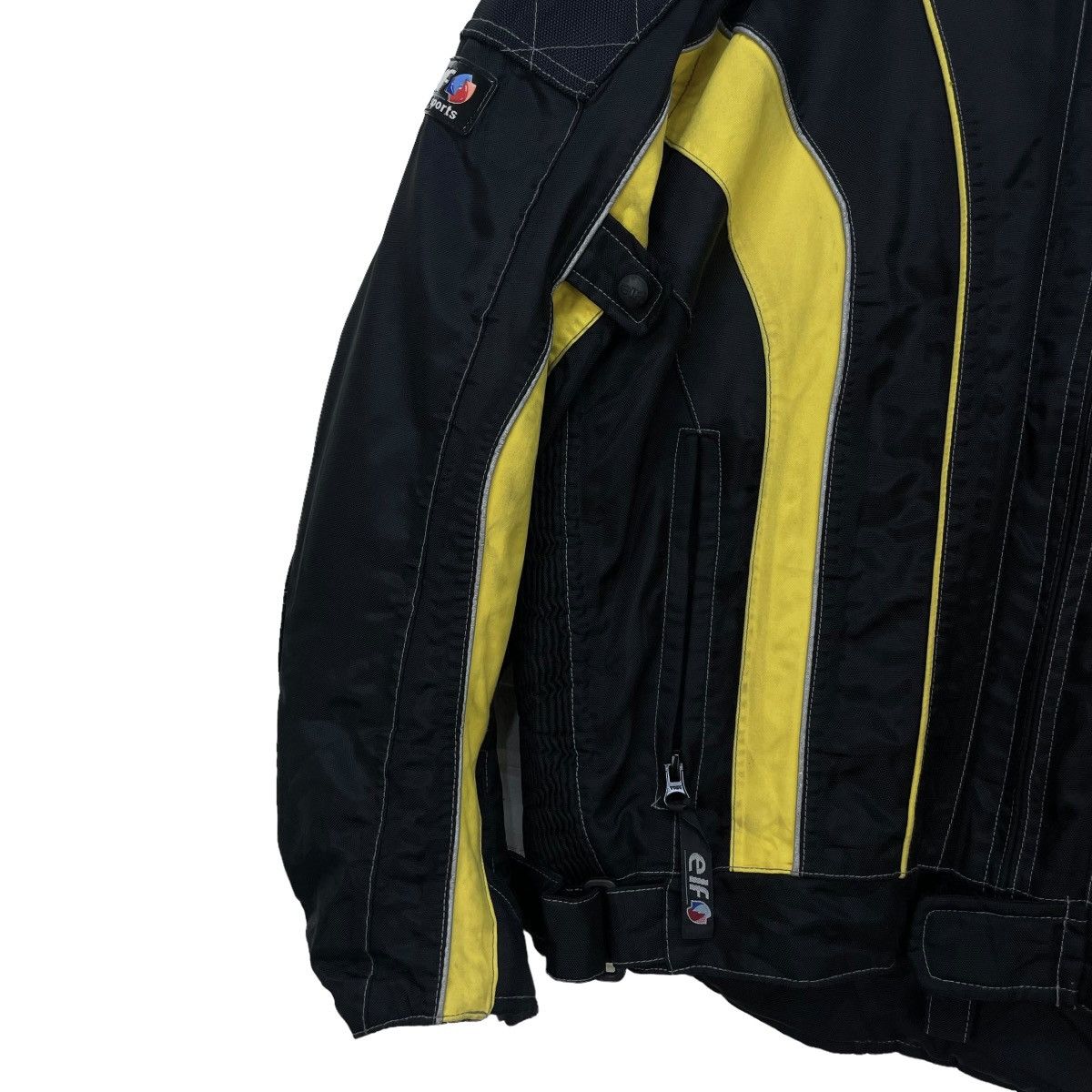 YELLOW CORN 💥Racing Team Elf Competition Motorcycle Biker Jacket Size US M / EU 48-50 / 2 - 11 Thumbnail