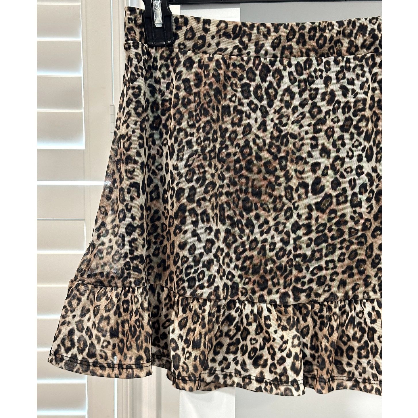 Other Noisy May Womens Brown Leopard Print Mini PullOn Skirt S NWT Size 28" / US 6 / IT 42 - 2 Thumbnail