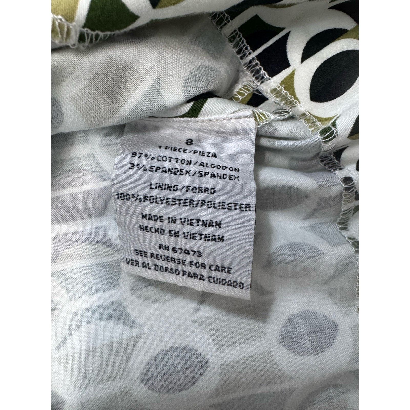 Other Julian Taylor Dress Women’s Size 8 Green White Black Size M / US 6-8 / IT 42-44 - 9 Thumbnail