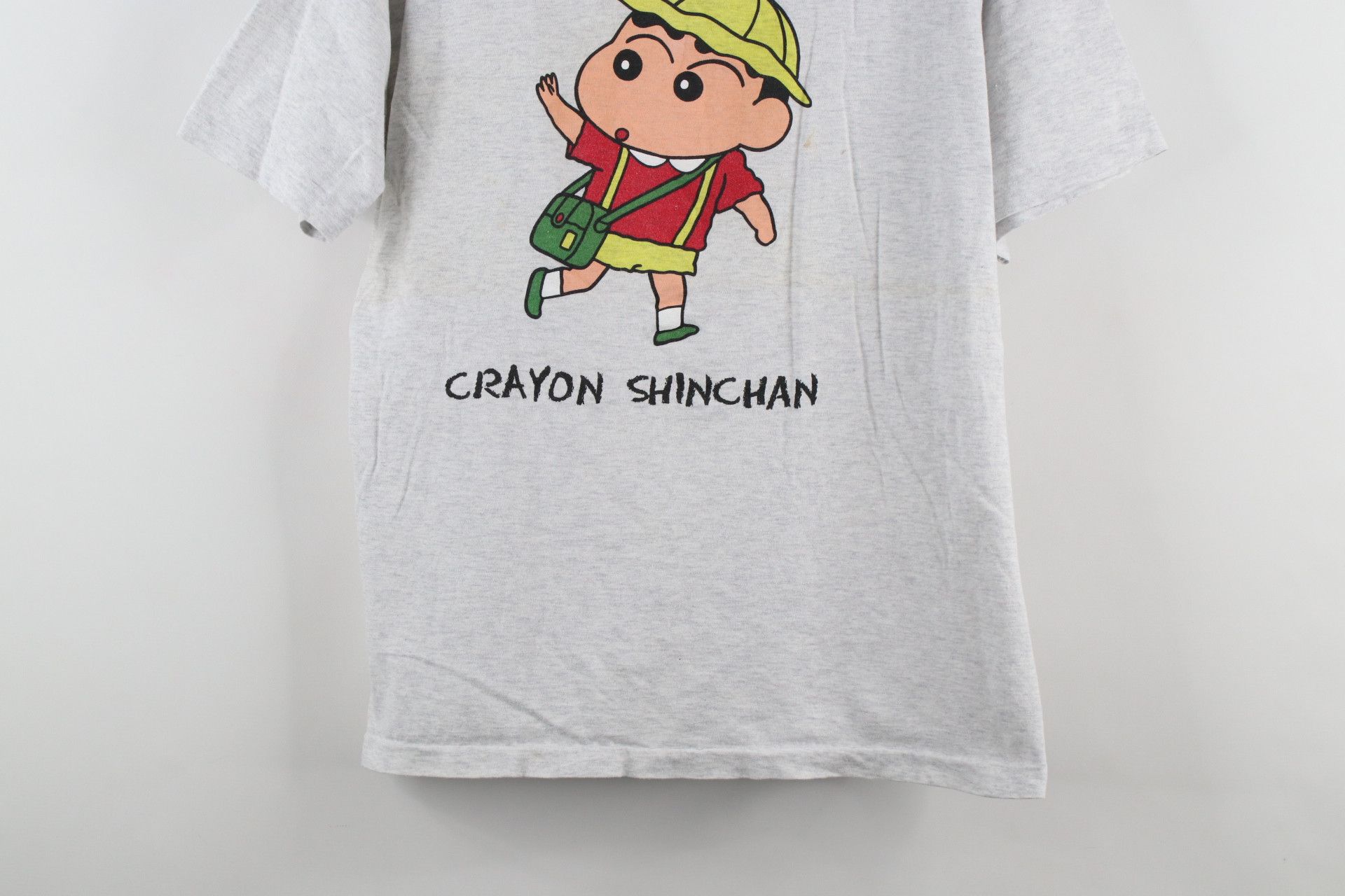 Vintage Vintage 90s Crayon Shin Chan Japanese Manga T-Shirt Gray Size US L / EU 52-54 / 3 - 3 Thumbnail