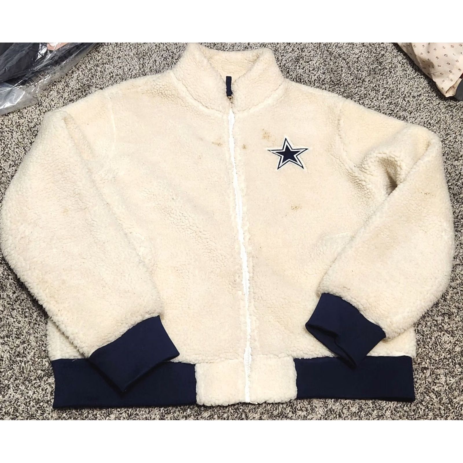 NFL NFL Team Apparel Dallas Cowboys Women's Jacket L Size L / US 10 / IT 46 - 2 Thumbnail