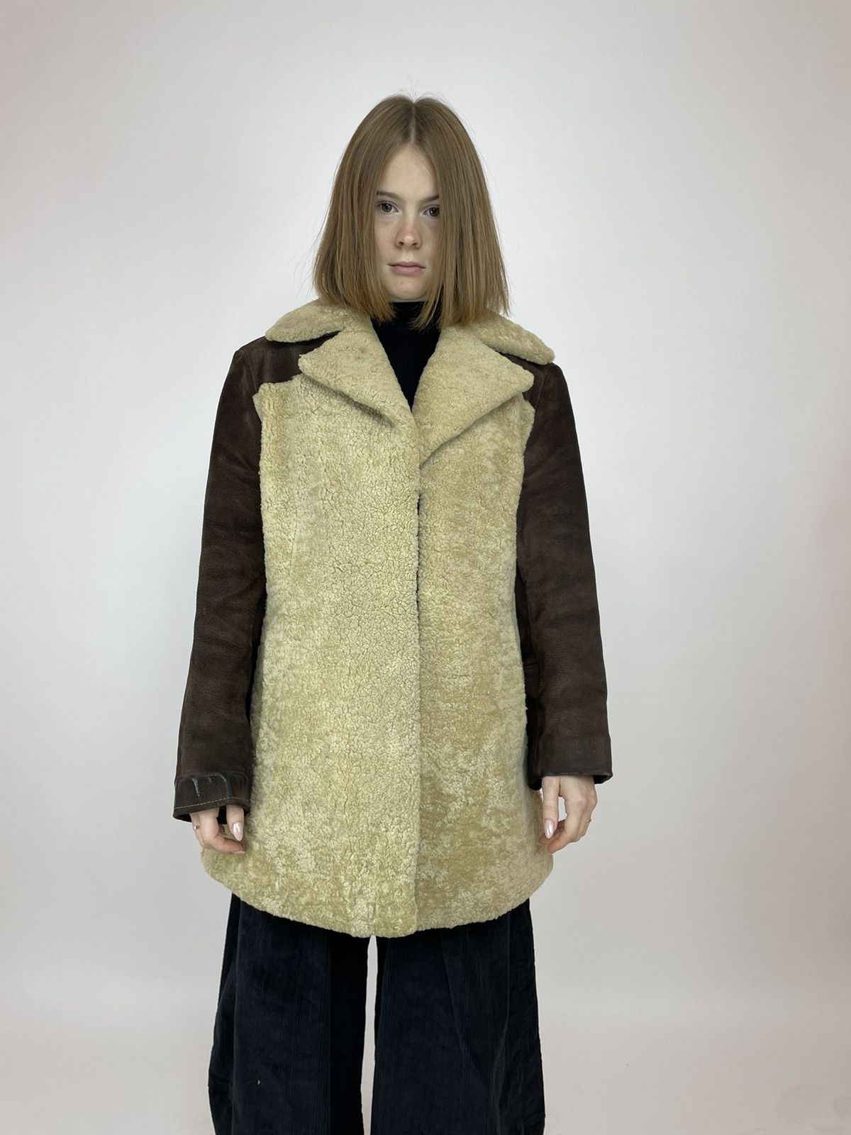 Vintage Vintage Sheepskin coat leather winter overcoat Women's Size S / US 4 / IT 40 - 5 Thumbnail