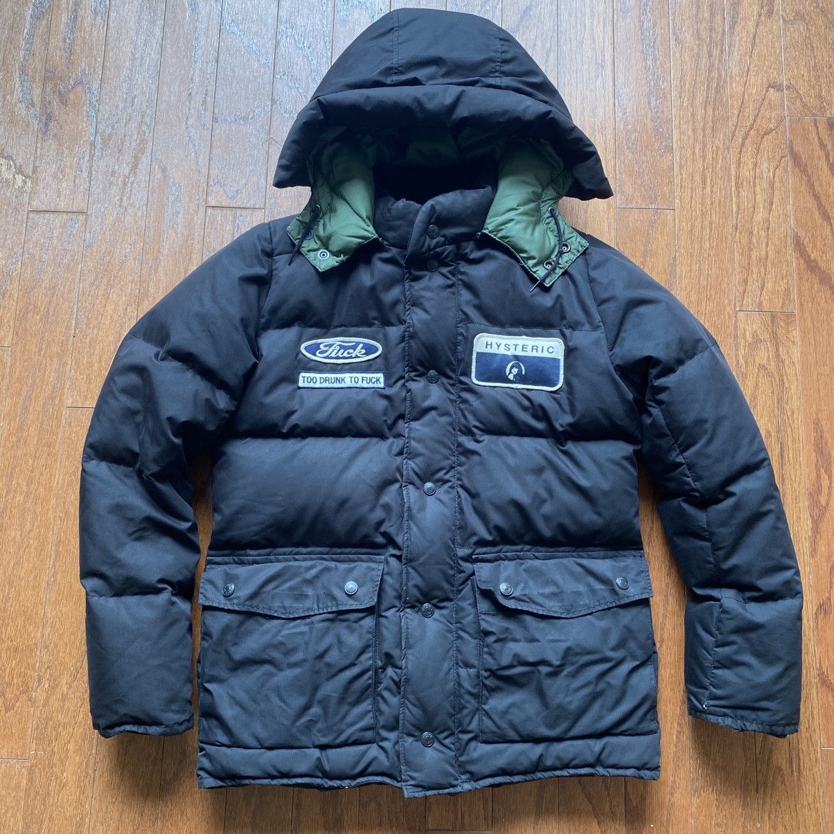 Hysteric Glamour Led Zeppelin Patch Military M65 Jacket | Grailed