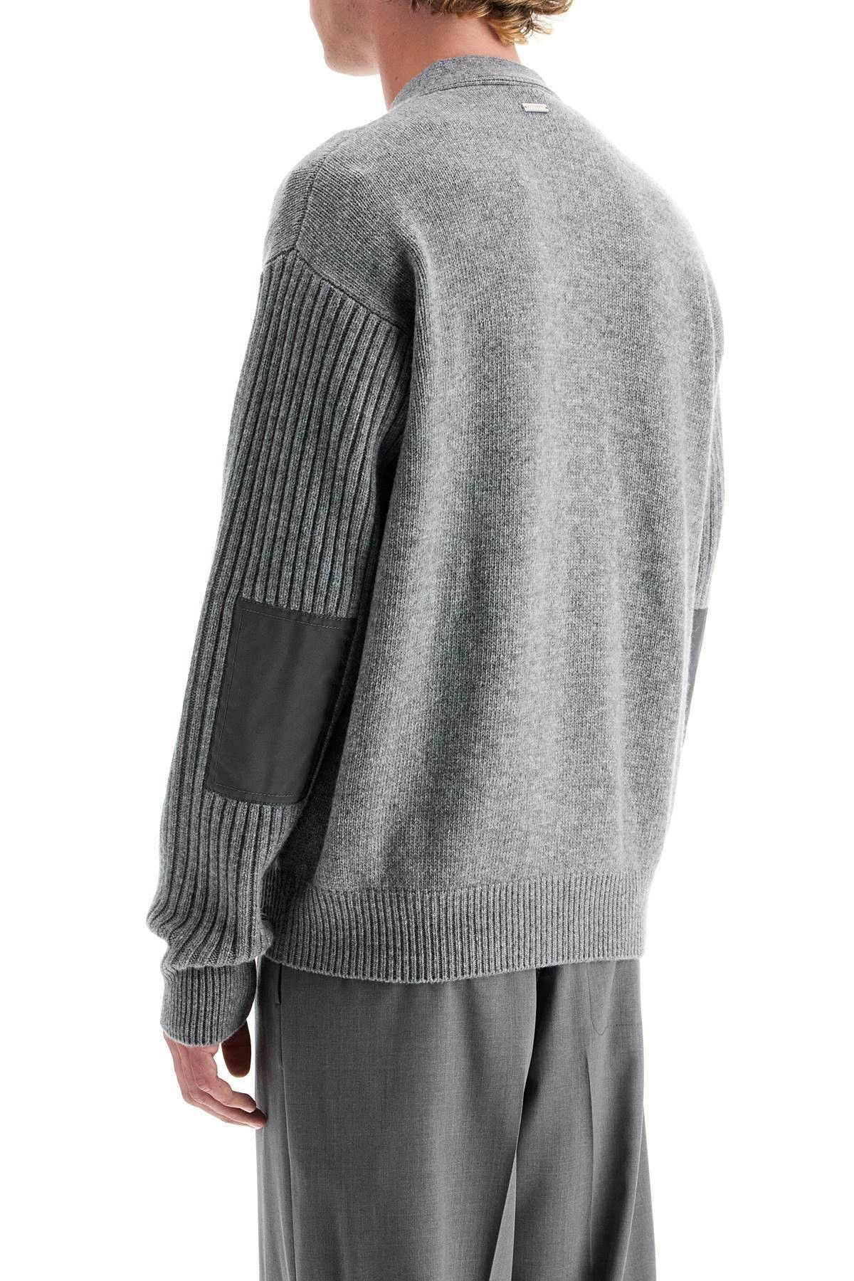 Salvatore Ferragamo o1s1rm0126 Wool Cardigan in Grey Size US XL / EU 56 / 4 - 3 Thumbnail