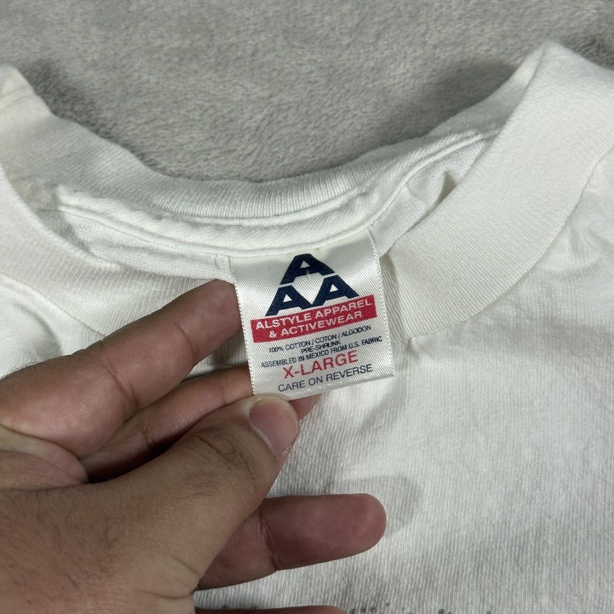 AAA Vintage Y2K AAA Mickey All American White T-Shirt Mens XL Size US XL / EU 56 / 4 - 4 Thumbnail