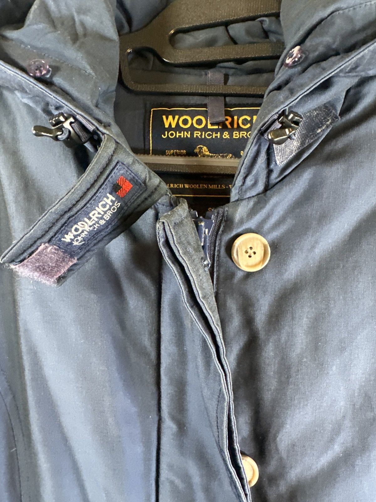 Woolrich Woolen Mills Woolrich Arctic Parka Blue Down Women’s Jacket Size S / US 4 / IT 40 - 7 Thumbnail