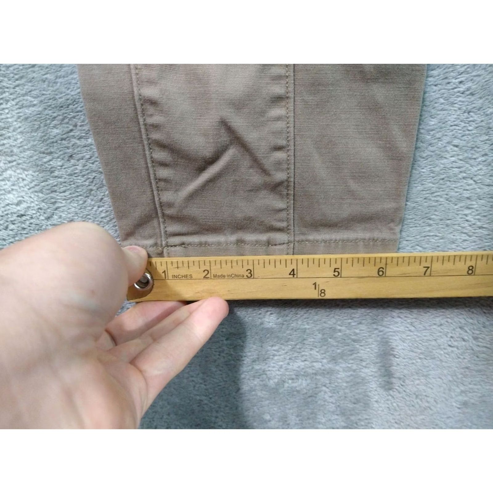 Duluth Trading Company Duluth Trading Co. Pants Womens 10x33 Beige Workday Warrior Chino Slim Leg Stretch Pants Slim Beige 10 Regular Women Mens Girls N/A Size 32" / US 10 / IT 46 - 6 Thumbnail