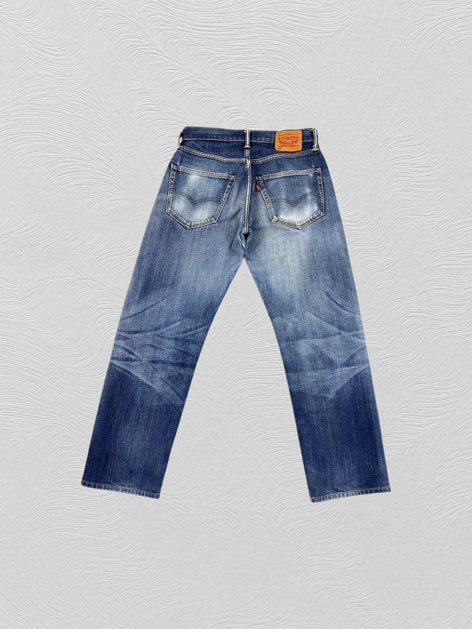 Hysteric Glamour Distressed Blue Levi's 503 Jeans 29x29.5 Denim -SJ197 Size US 29 - 2 Thumbnail