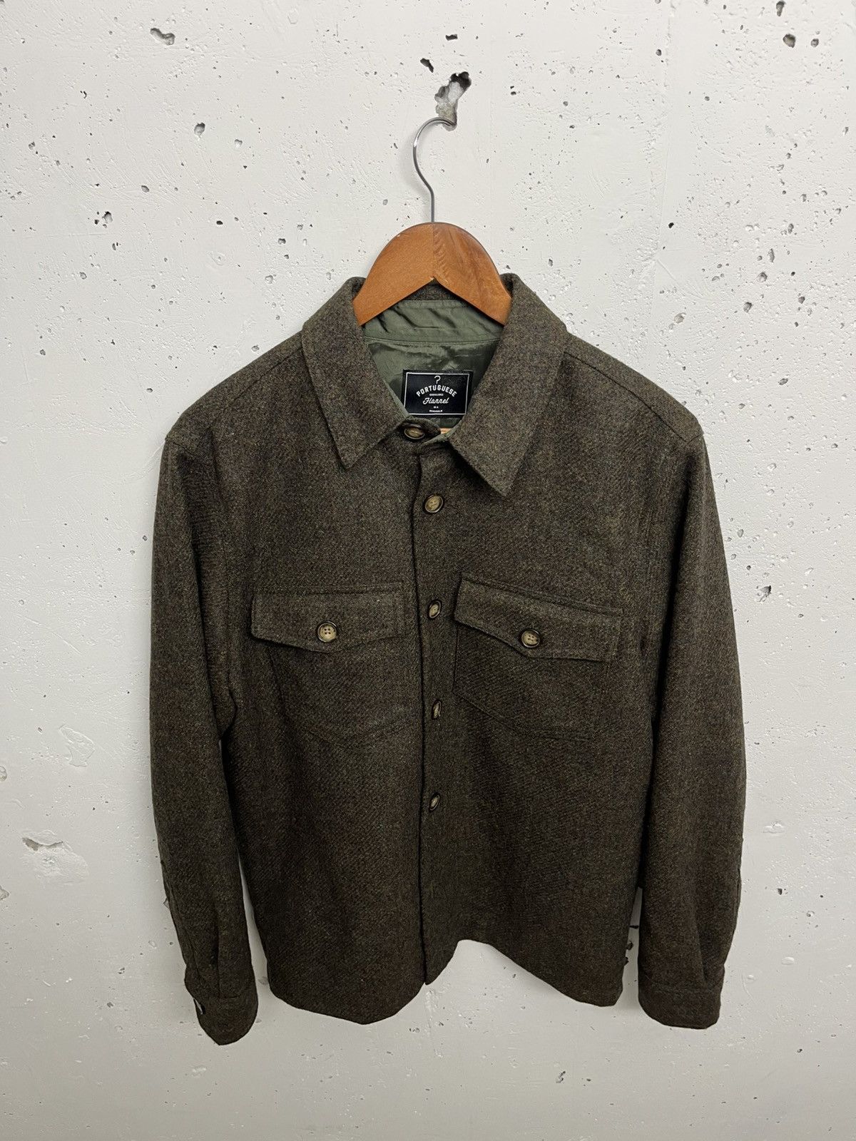 Portuguese Flannel Portuguese flannel wool overshirt Size US M / EU 48-50 / 2 - 1 Thumbnail