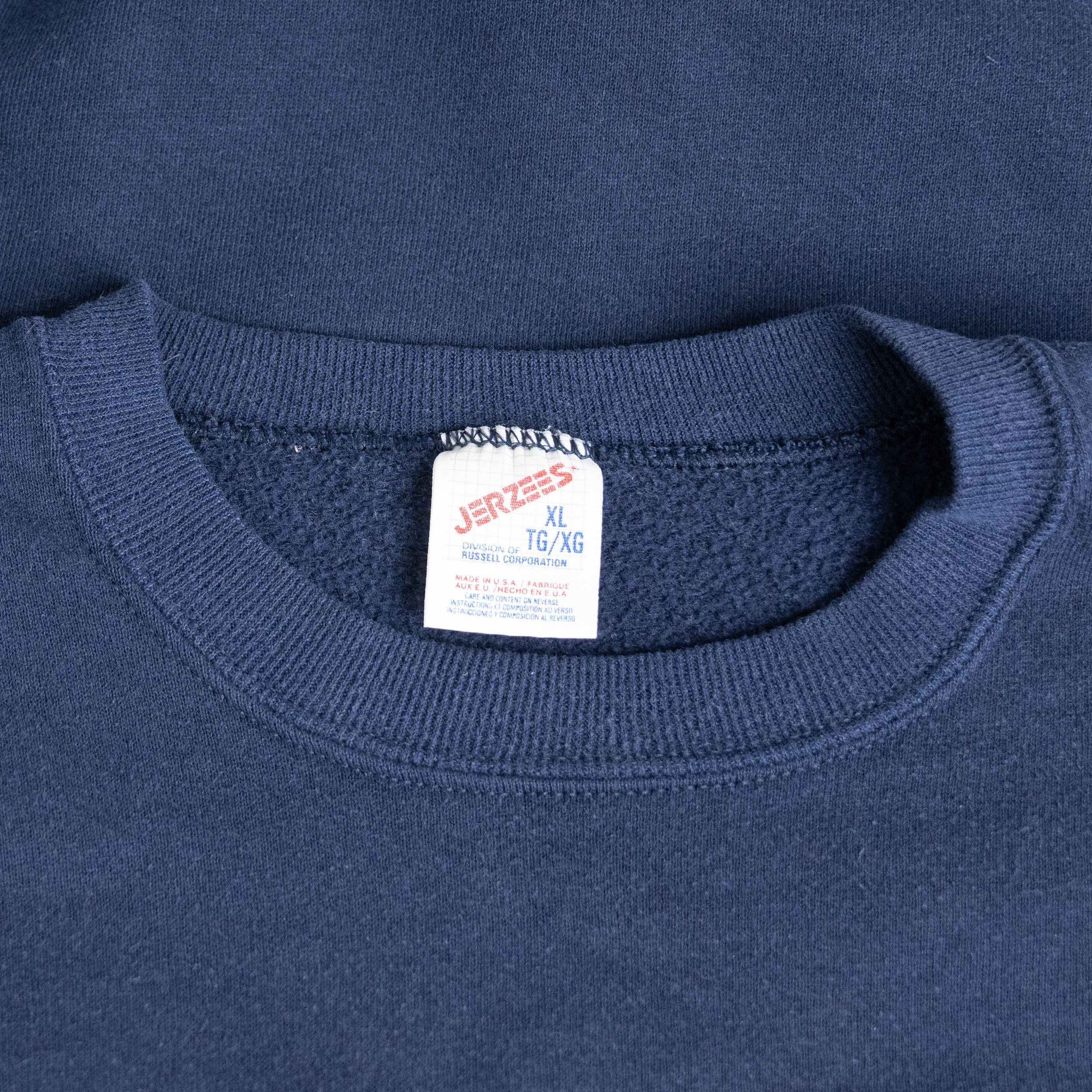 Jerzees × Russell Athletic × Vintage Vintage 1990's US Navy Seabees Crewneck Size US XL / EU 56 / 4 - 3 Thumbnail