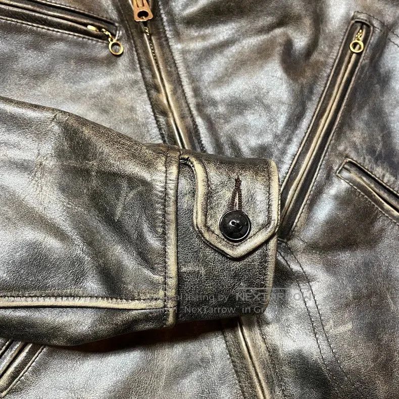 RRL Ralph Lauren RRL Leather Biker Jacket. Size US S / EU 44-46 / 1 - 4 Thumbnail