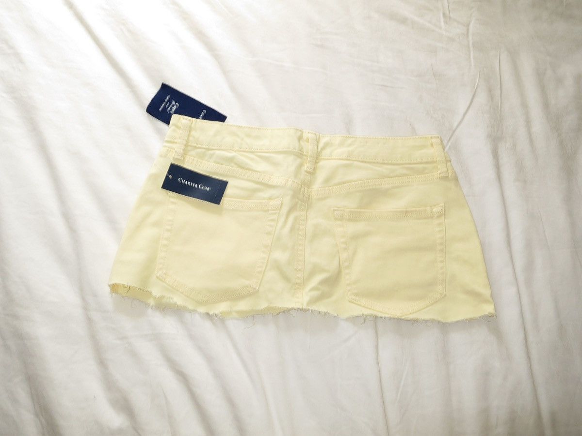 Abercrombie & Fitch pastel yellow denim mini skirt Size 30" / US 8 / IT 44 - 7 Thumbnail