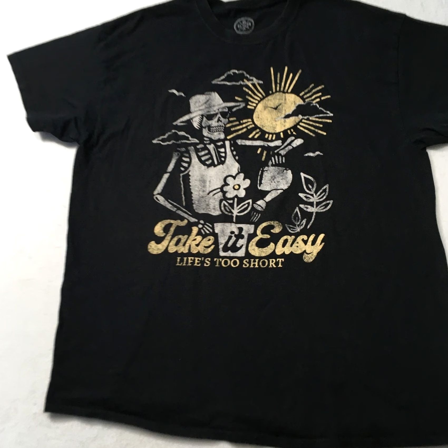 Vintage Too Short Life Is Too Short Short Sleeve Black XL dm Nike? Size US 36 / EU 52 - 3 Thumbnail