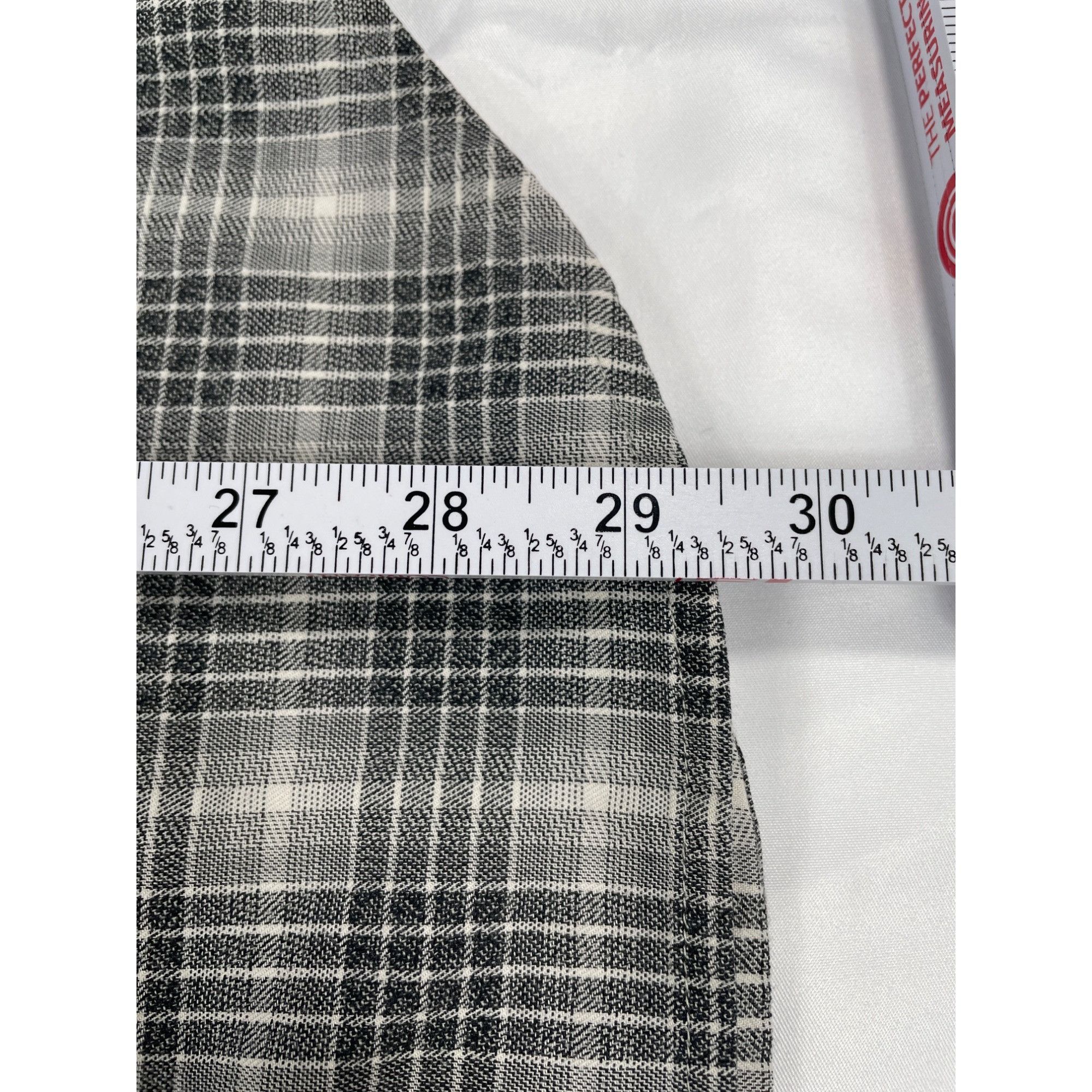 DKNY DKNY SKU 7645 Mens Gray Plaid Long Sleeve Button Down Shirt Size US XL / EU 56 / 4 - 6 Thumbnail