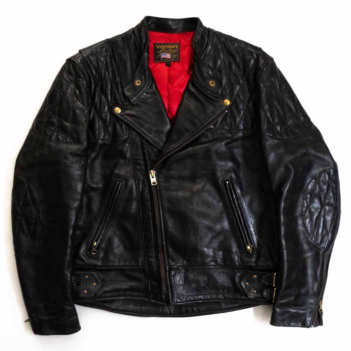 Vintage VANSON Chopper Double Rider Jacket Size L Size US L / EU 52-54 / 3 - 1 Thumbnail