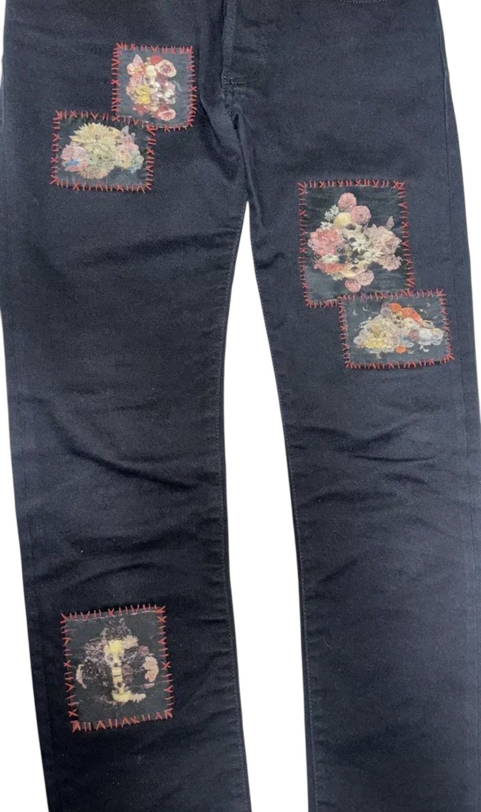 Dior Dior x Toru Kamei Patch Denim Jean Size US 27 - 3 Thumbnail