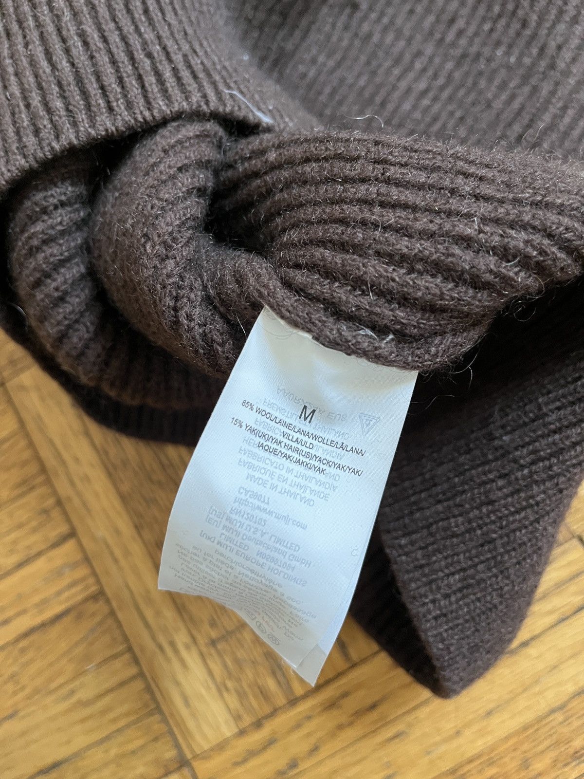 Muji Brown Muji Wool/Yak Knitted Sweater Size US S / EU 44-46 / 1 - 3 Thumbnail