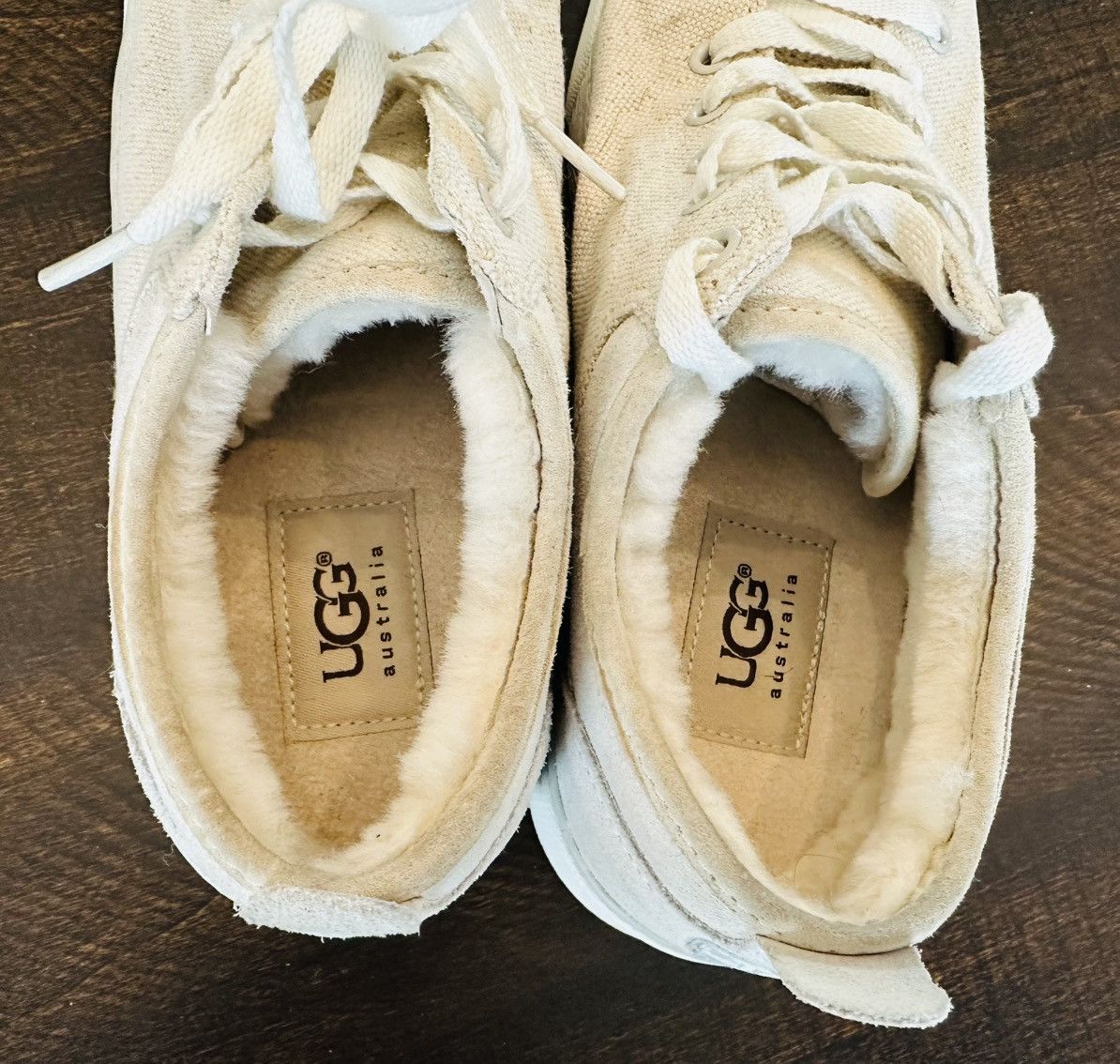Ugg UGG Evera Cream Color Canvas Sheepskin Lined Shoes-Size 6.5 Size US 6.5 / IT 36.5 - 5 Thumbnail