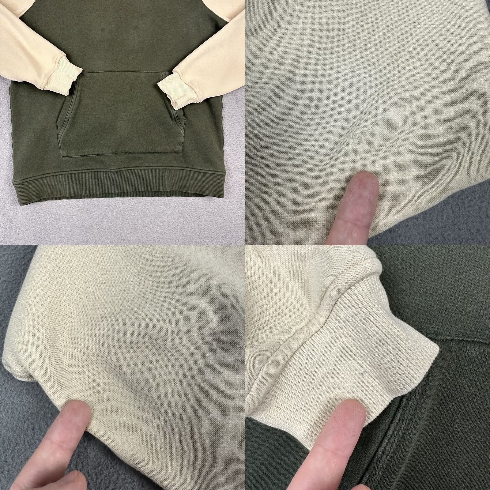 Fabletics Fabletics Postgame Hoodie Men M Green Colorblock Pullover Sweatshirt Size US M / EU 48-50 / 2 - 8 Thumbnail