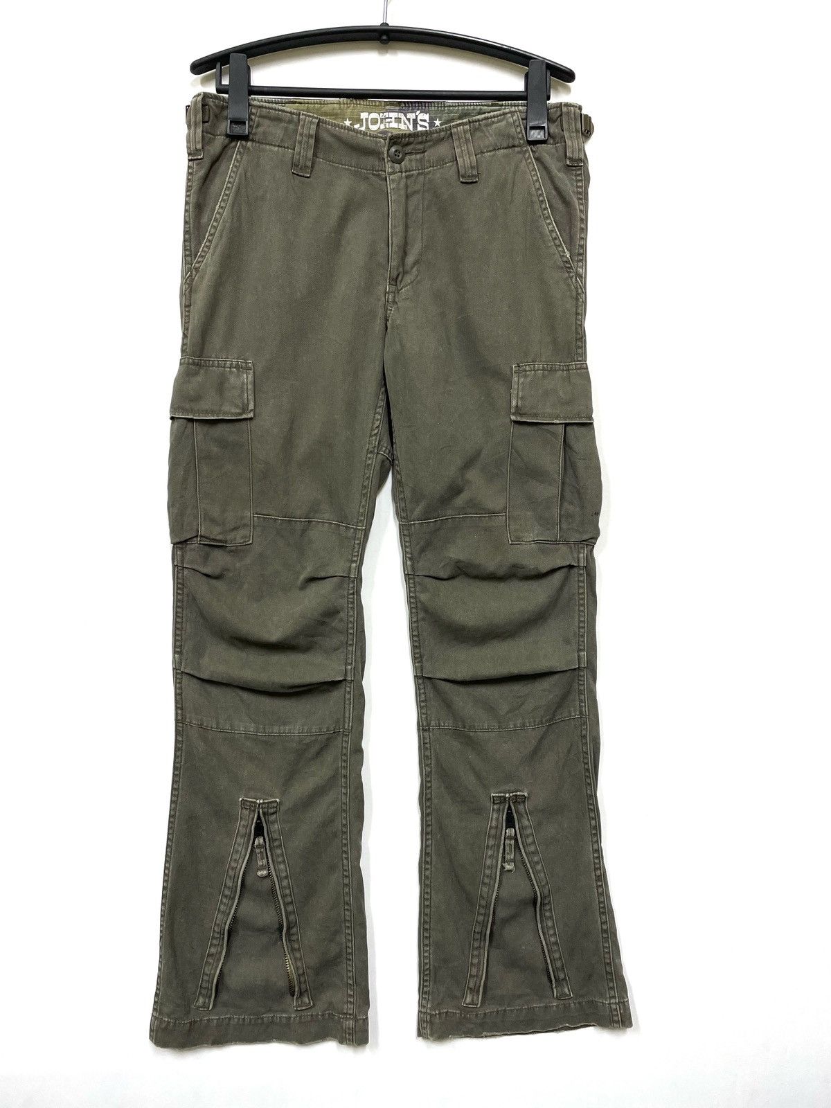 Alpha Industries × Vintage Flare !! Vintage 90s Cargo by Alpha Industries Size US 34 / EU 50 - 2 Thumbnail