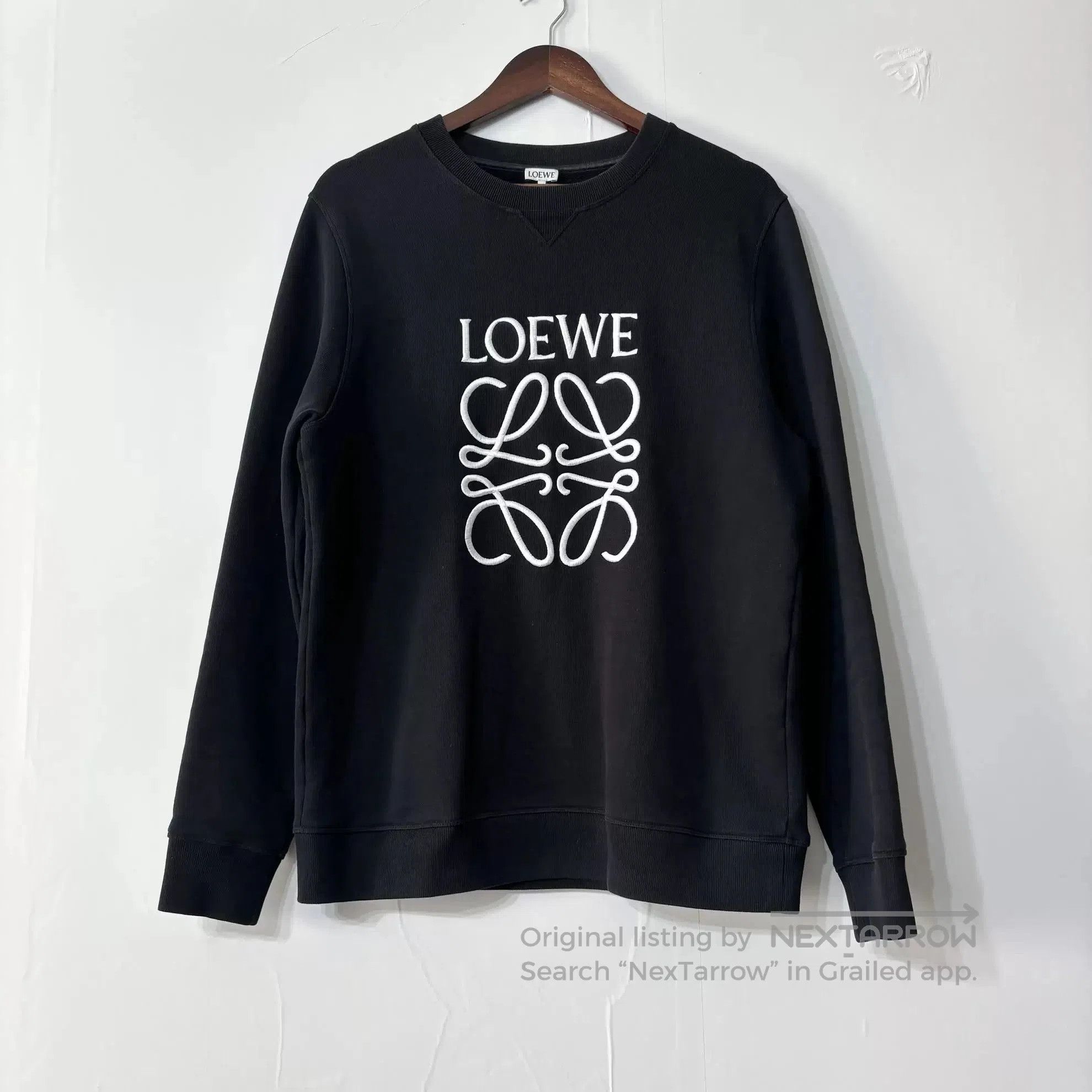 Loewe LOEWE Anagram Embroidery Crewneck Sweatshirt. Size US L / EU 52-54 / 3 - 1 Thumbnail