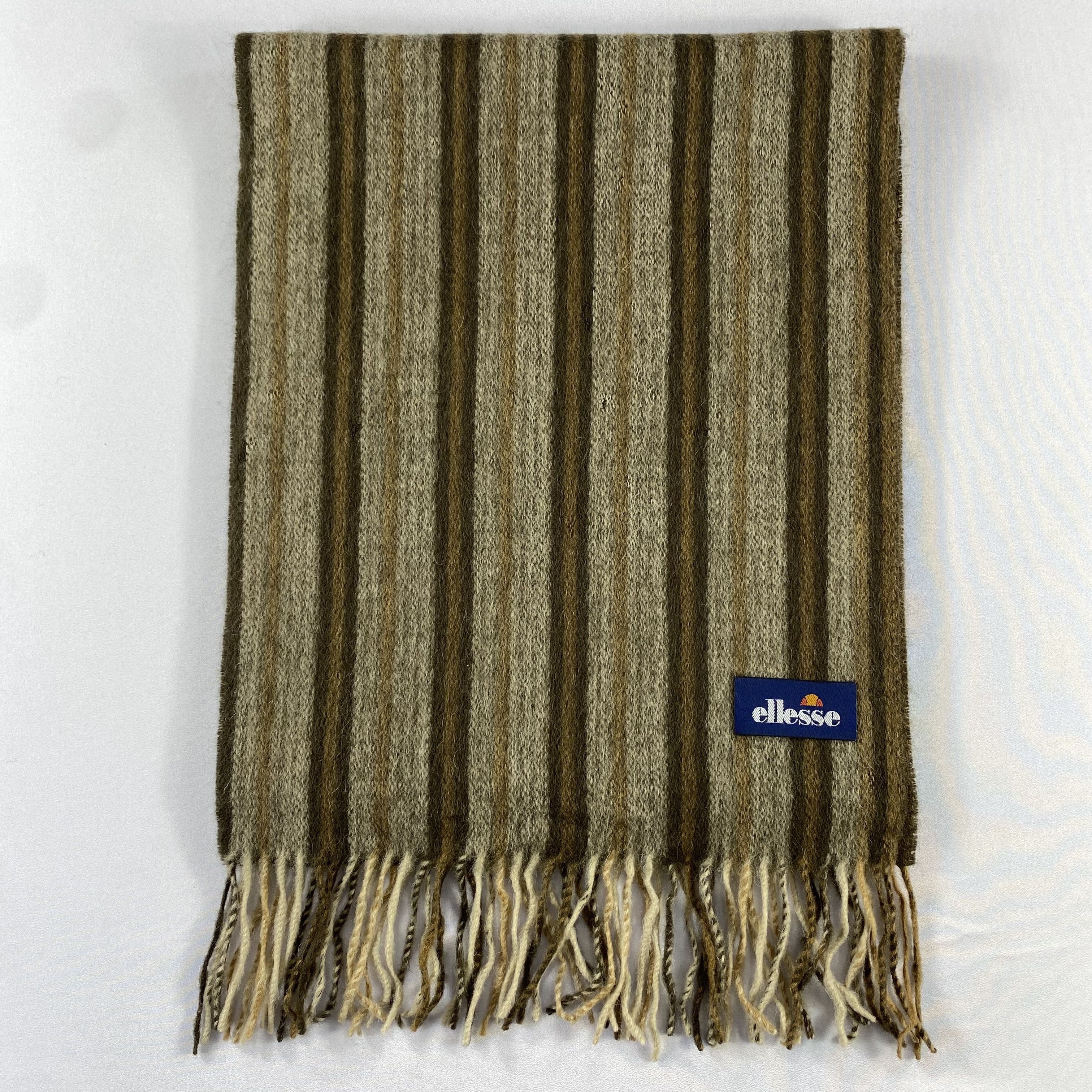 Ellesse Ellesse Stripe Scarf Neck Wrap Wool Muffler Size ONE SIZE - 2 Thumbnail