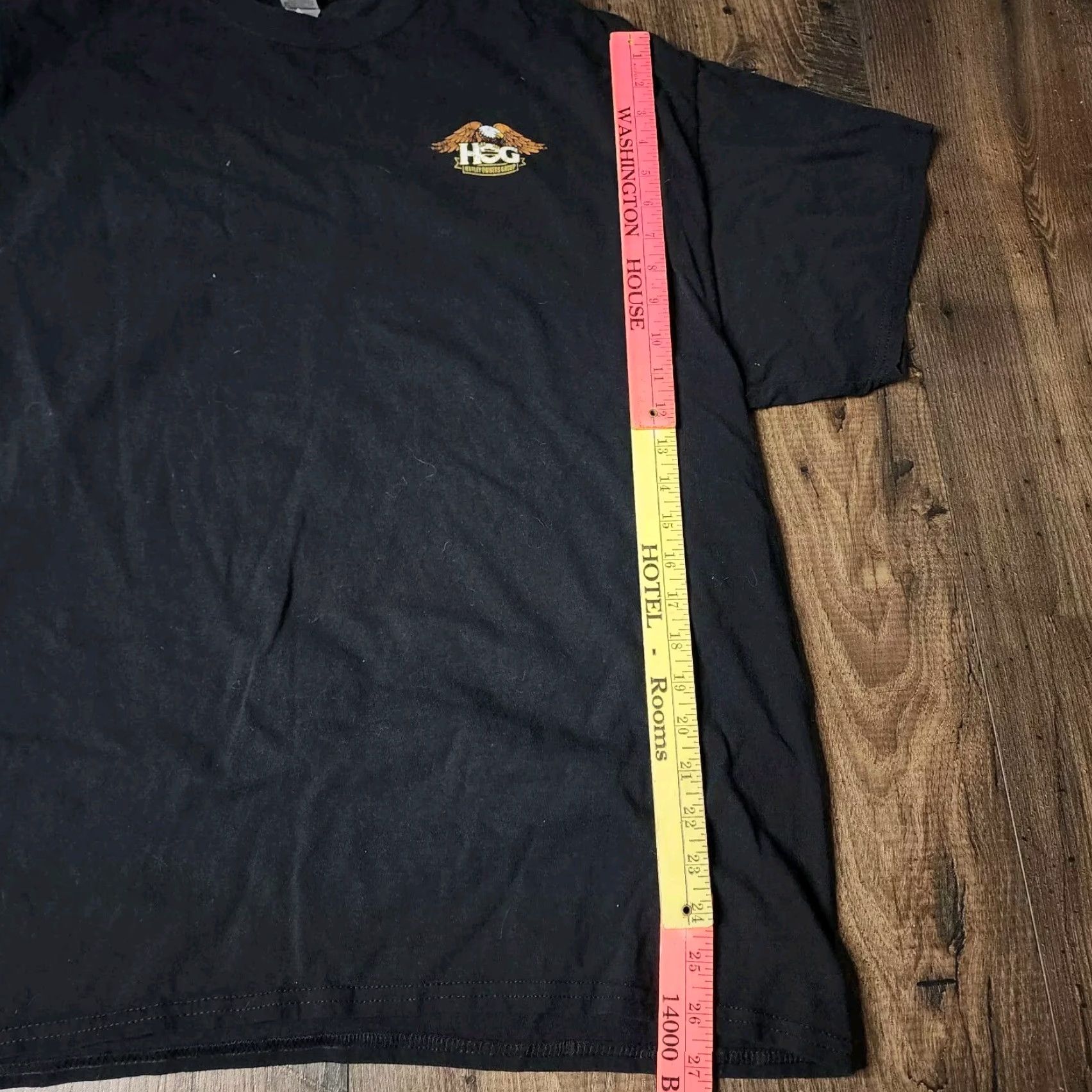 Gildan Harley Davidson Owners Group HOG Riding Club Mens 2XL T Shirt Double Sided Black Size US XXL / EU 58 / 5 - 4 Thumbnail