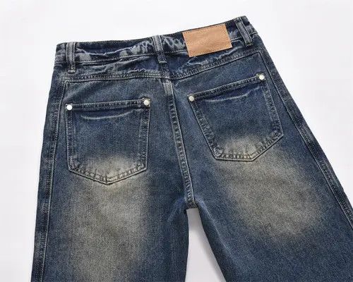 Jean American high street ripple washed jeans Size US 32 / EU 48 - 5 Thumbnail