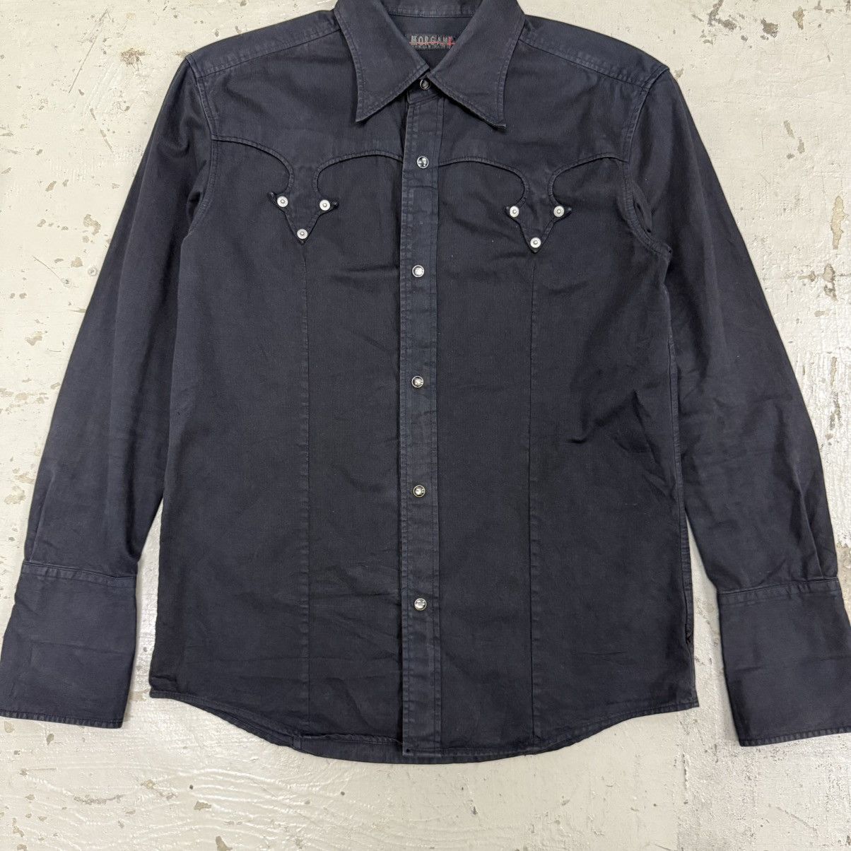 If Six Was Nine Morgan Homme Western Chrome Heart Dagger Inspired Button Ups Size US L / EU 52-54 / 3 - 3 Thumbnail